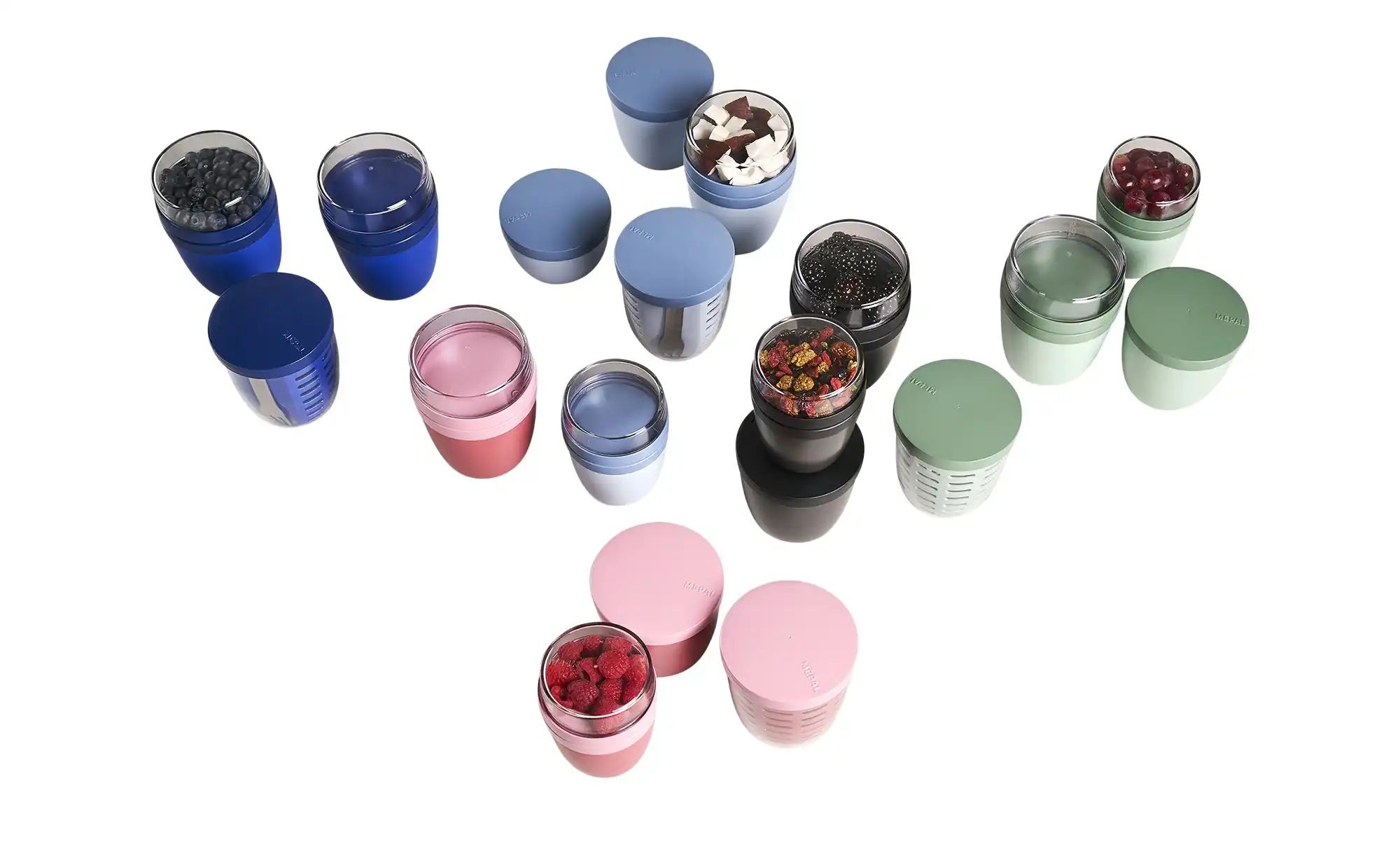 Mepal Snackpot "To Go"  Ellipse ¦ Kunststoff ¦ Maße (cm): H: 7,6  Ø: 10.7 K günstig online kaufen