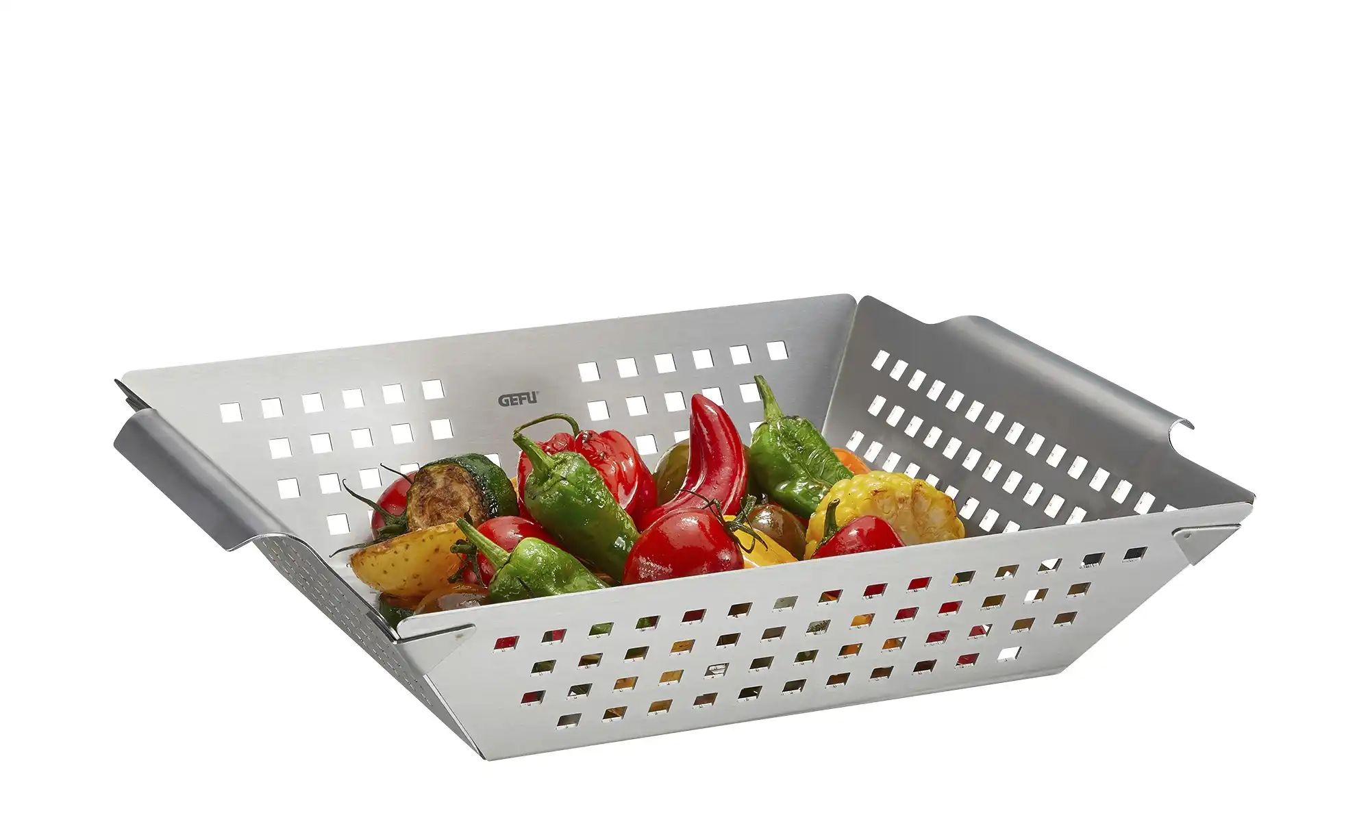 Gefu Grillschale  BBQ ¦ silber ¦ Edelstahl ¦ Maße (cm): B: 28 H: 7,5 Töpfe günstig online kaufen