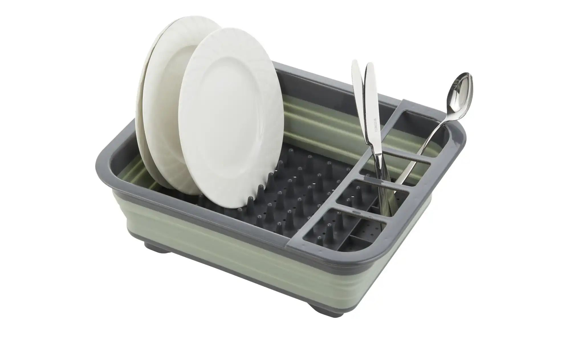 Thumbnail - KHG Geschirrabtropfgestell   ¦ Kunststoff,Silikon ¦ Maße (cm): B: 31 H: 12,5 Küchenzubehör & Helfer > Besteckkästen & Ge...