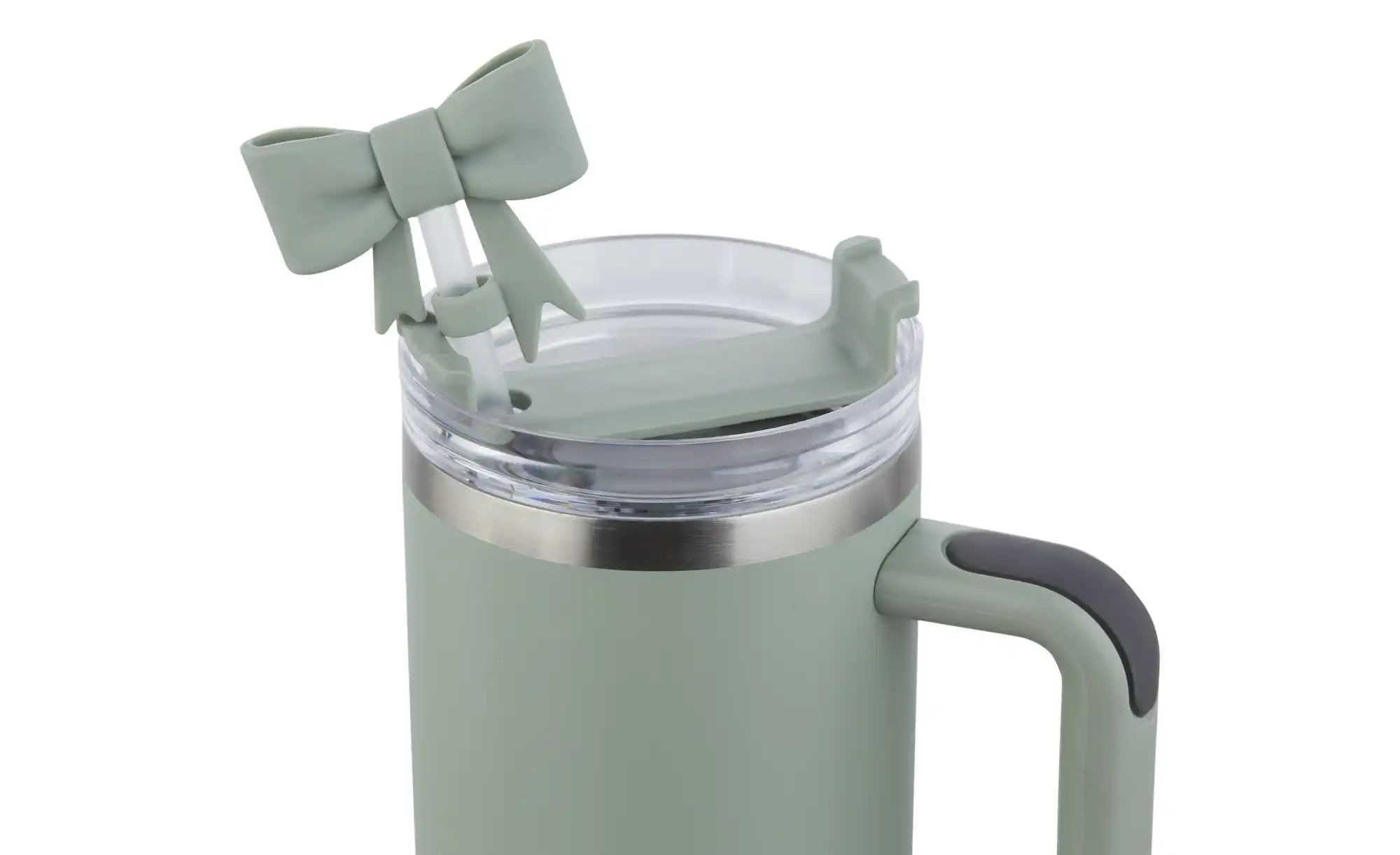 Thumbnail - KHG To Go Becher   ¦ grün ¦ Edelstahl,Kunststoff ¦ Maße (cm): H: 27  Ø: 7 Kaffee & Tee > Isolierbecher - Höffner