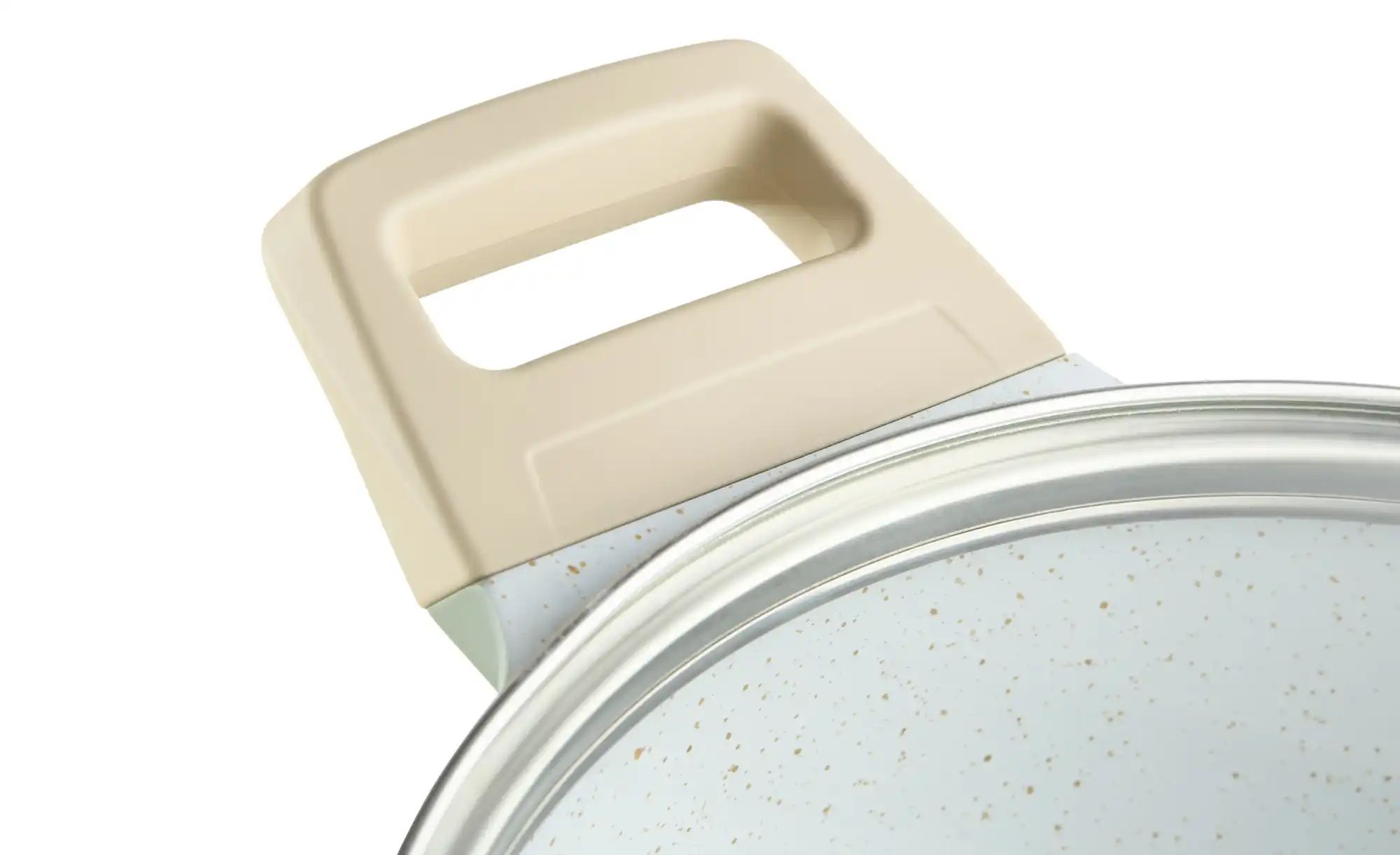 Thumbnail - KHG Topfset  Sofia ¦ grün ¦ Aluminium-Guss ¦ Maße (cm): B: 36 H: 20 Töpfe & Pfannen & Zubehör > Pfannen > Keramikpfannen...