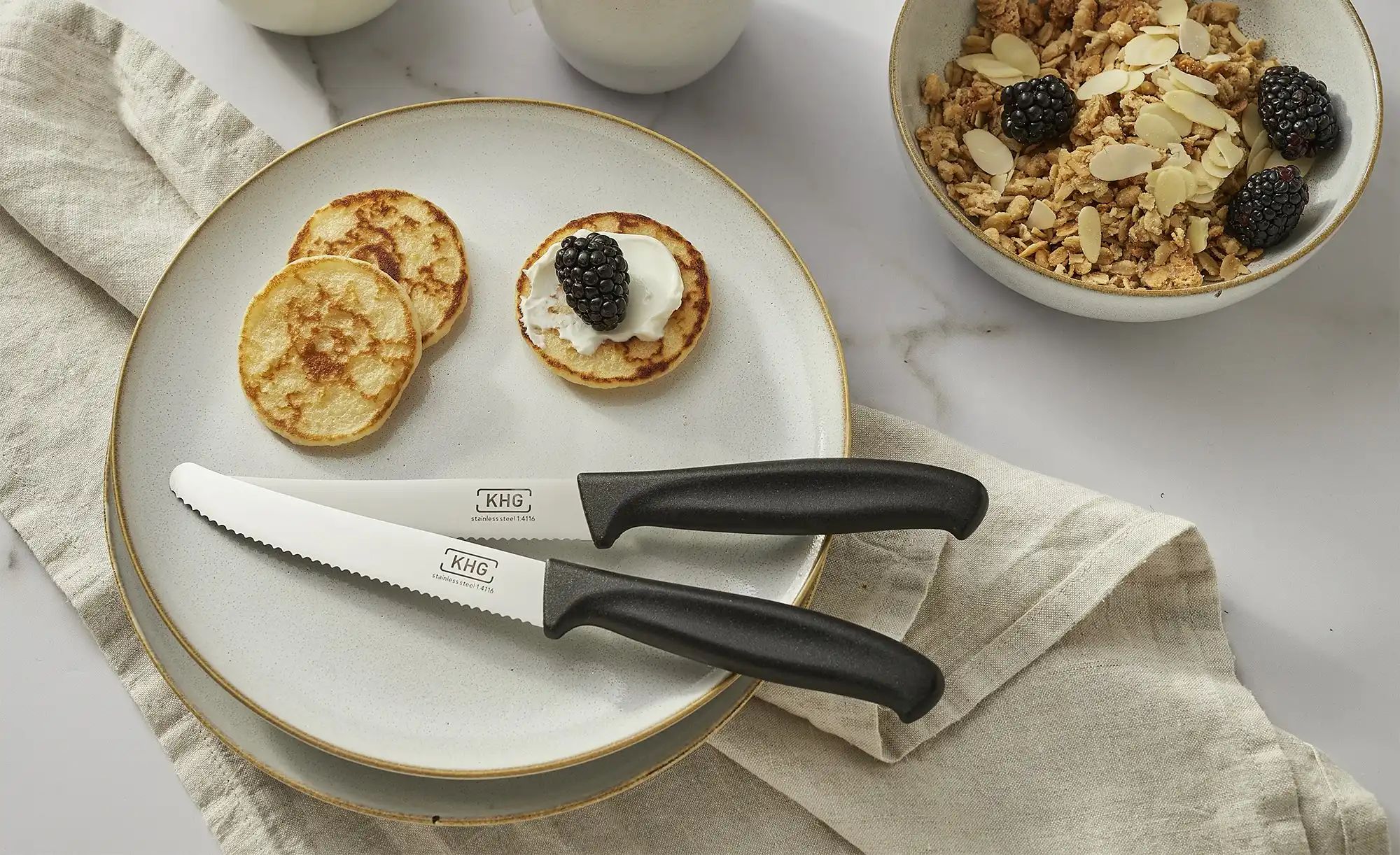 Thumbnail - KHG Frühstücksmesser   ¦ Metall,Kunststoff Besteck > Küchenmesser > Küchenmesser einzeln - Höffner