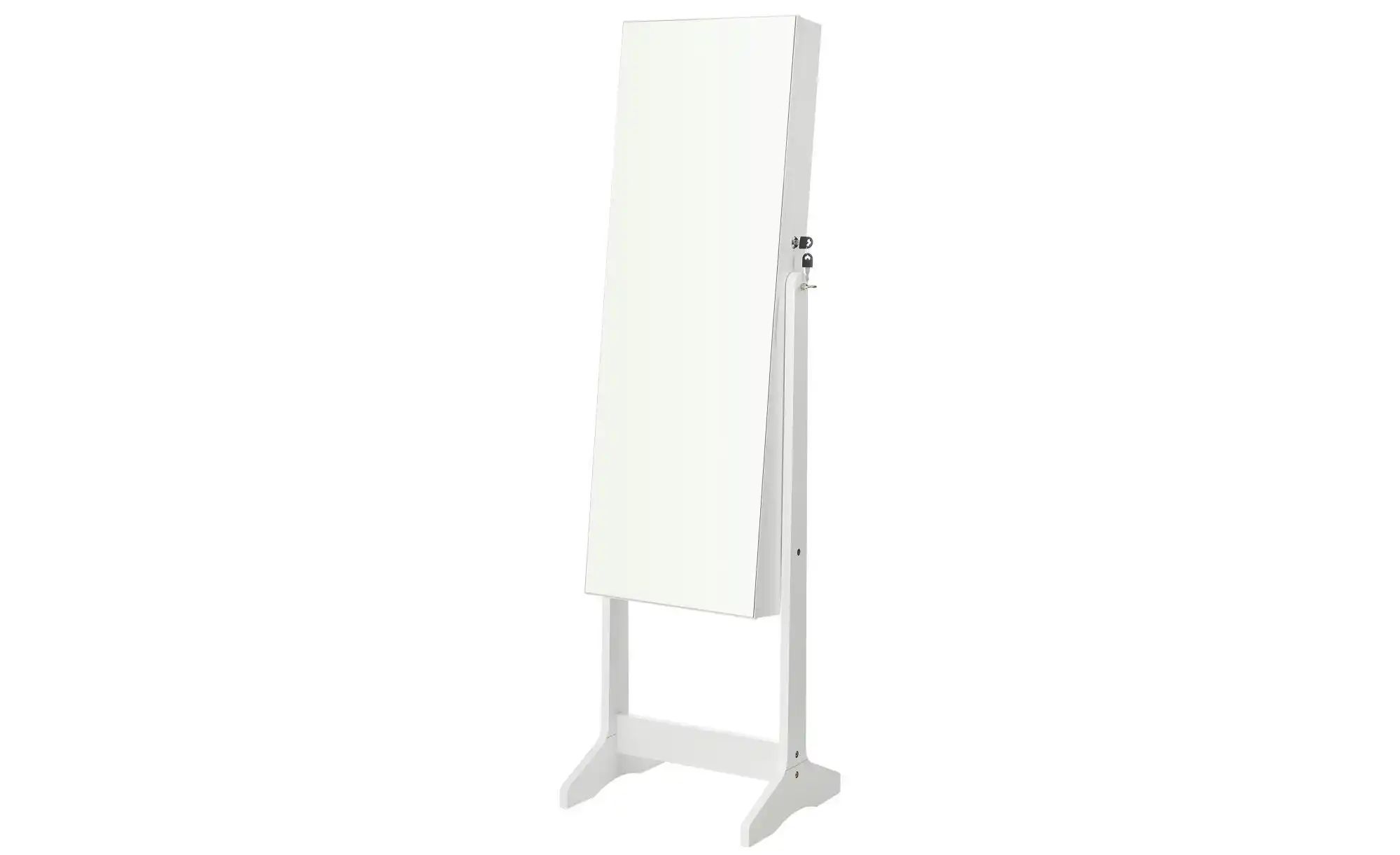 Standspiegel   ¦ weiß ¦ Glas,Holzwerkstoff ¦ Maße (cm): B: 41,2 H: 152 Gard günstig online kaufen