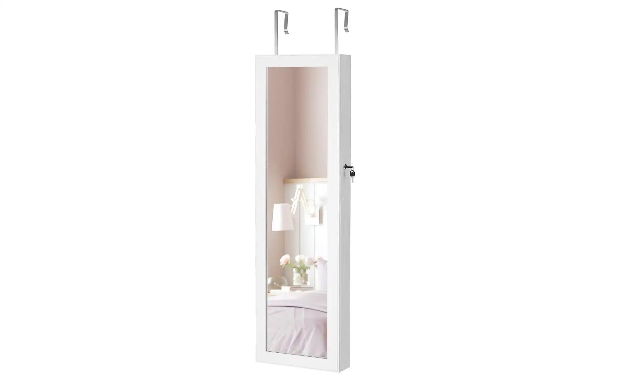 Wandspiegel   ¦ weiß ¦ Holzwerkstoff,Glas ¦ Maße (cm): B: 36,7 H: 120 Garde günstig online kaufen