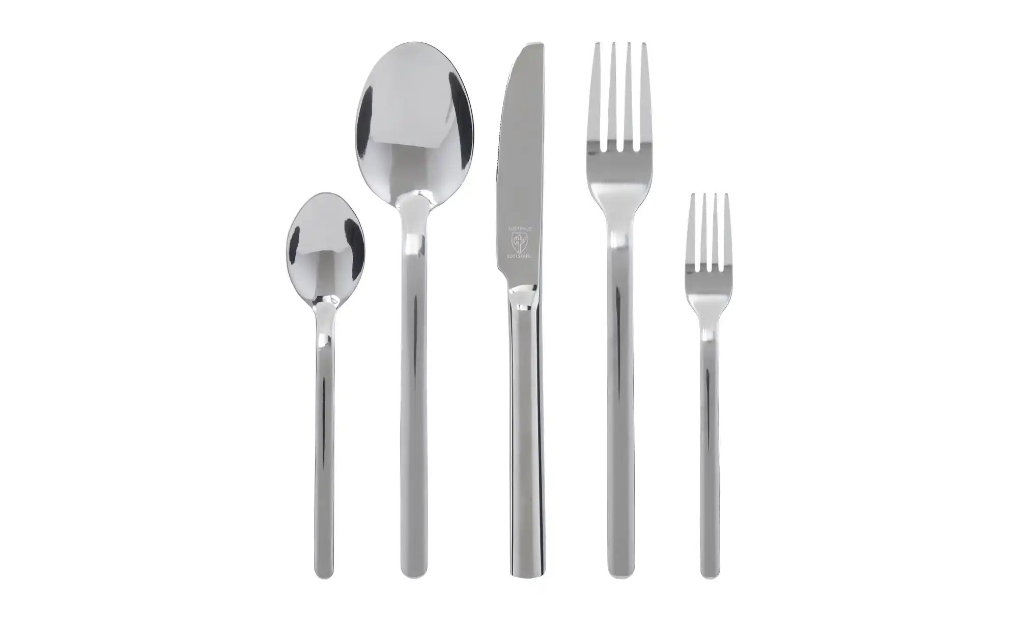 Justinus Besteckset  Matrix ¦ silber ¦ Edelstahl ¦ Maße (cm): B: 25 H: 5 Be günstig online kaufen