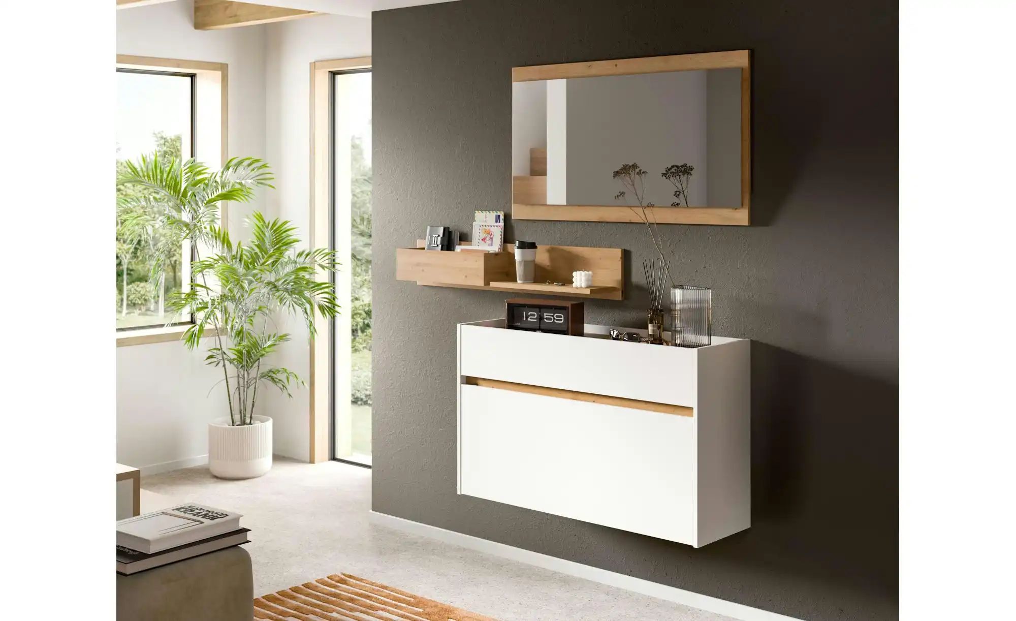 Spiegel   ¦ holzfarben ¦ Holzwerkstoff ¦ Maße (cm): B: 110 H: 60 Garderoben günstig online kaufen