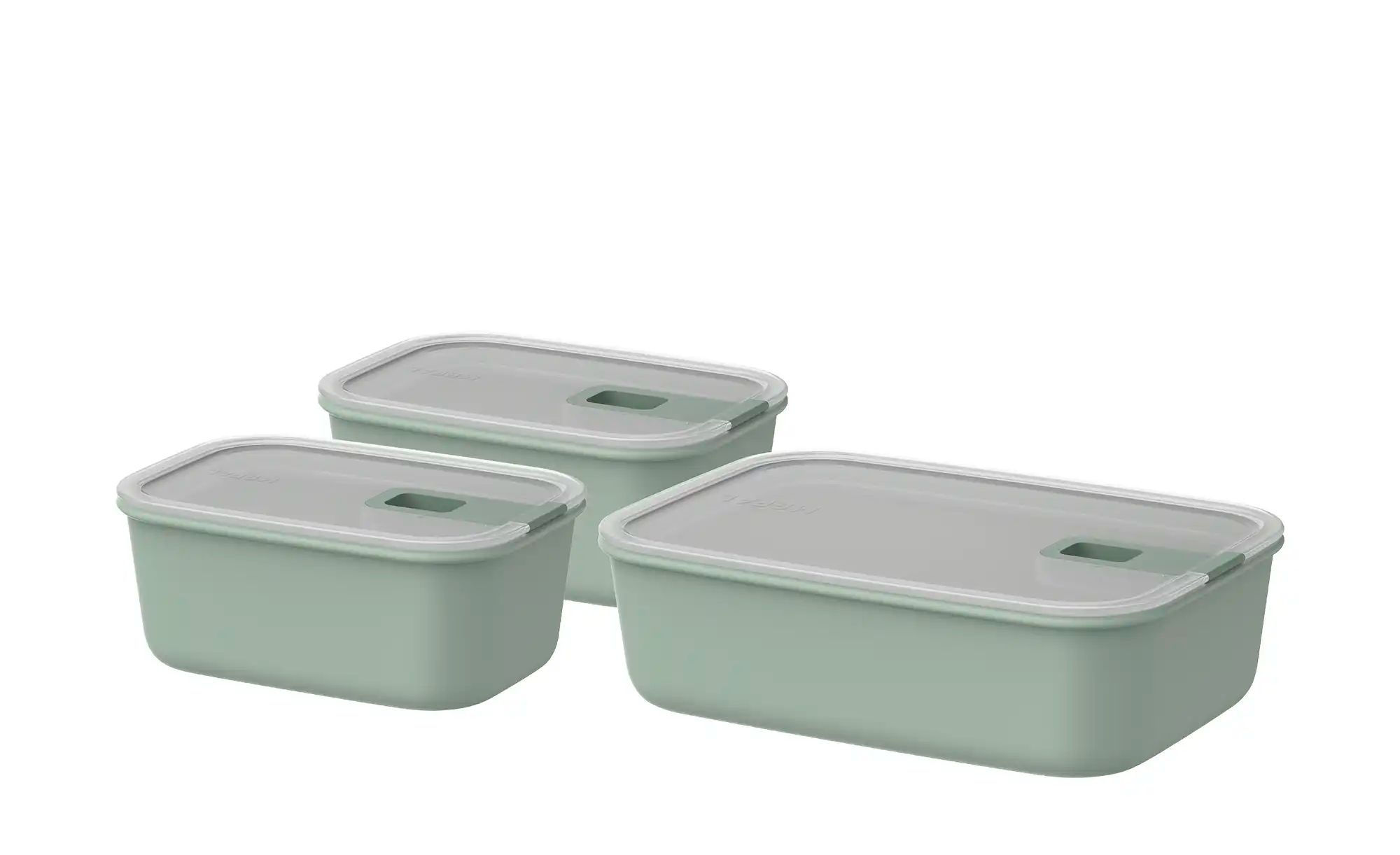 Mepal EasyClip Vorratsdosen-Set 2x 0,7 L + 1x 1,5 L Silikon Nordic Sage - Bild 6