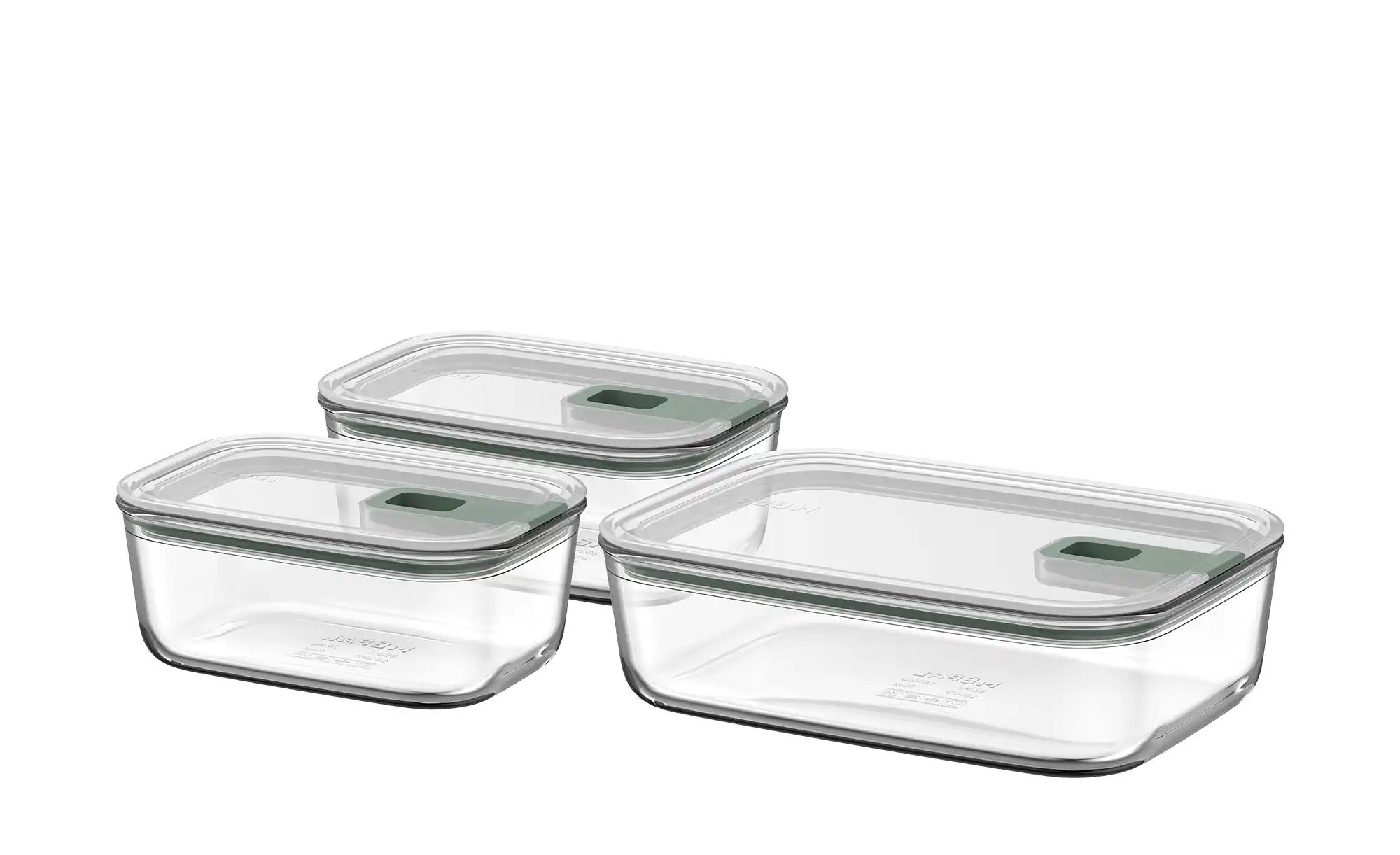Mepal Rosti Bv Grün Frischhaltedose Set Glas, Easyclip – – Ca.7x6,4X18,4Cm - Bild 6