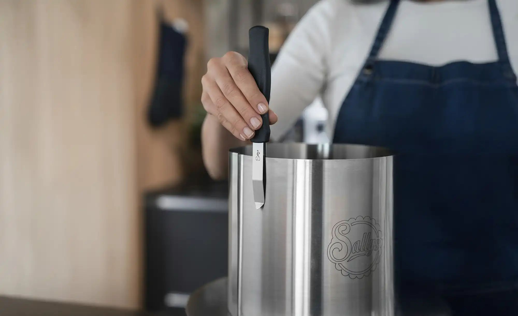 Thumbnail - Sallys Backformmesser   ¦ schwarz ¦ Edelstahl,Kunststoff Backen & Zubehör - Höffner