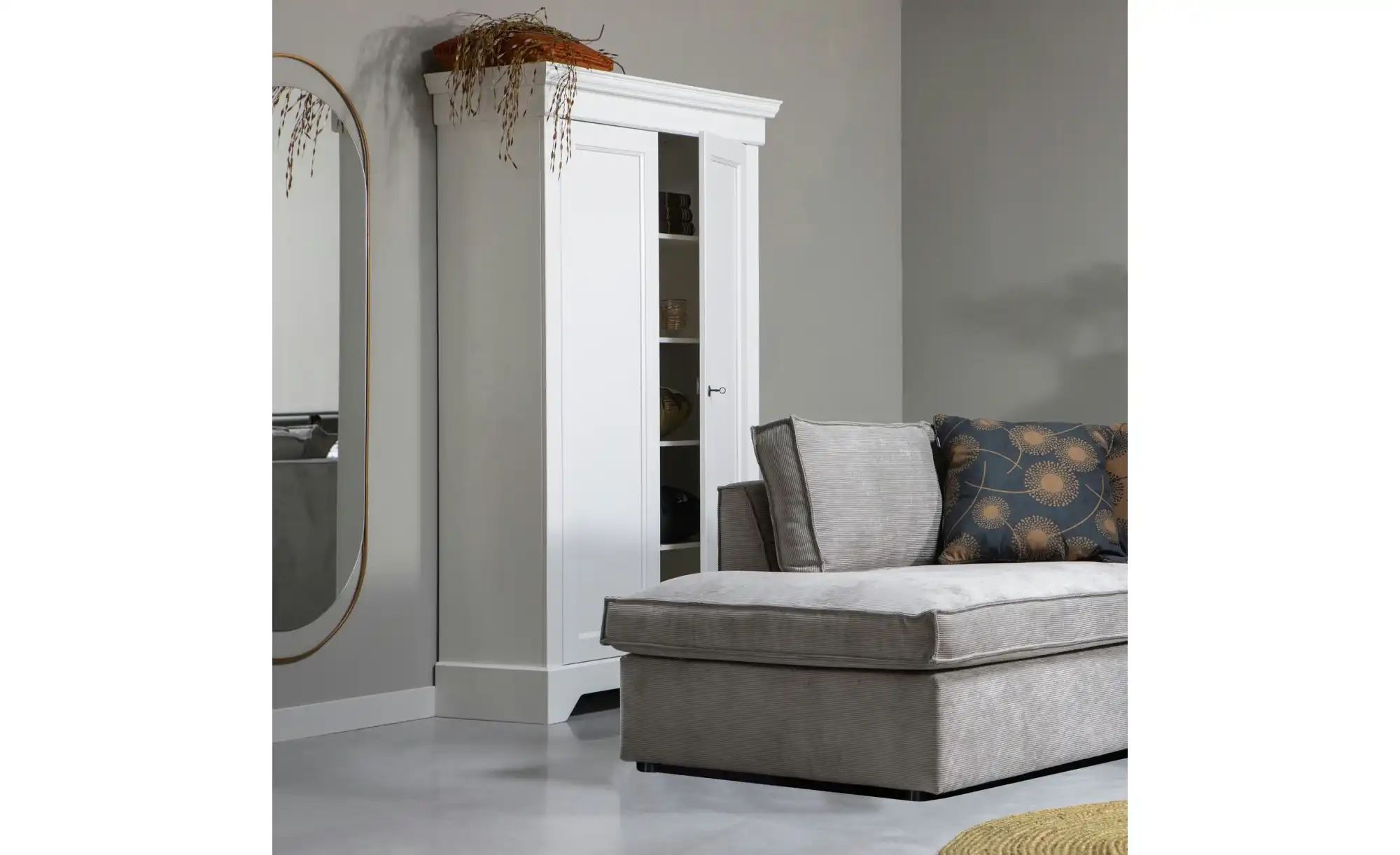 Thumbnail - WOOOD Spiegel   ¦ gold ¦ Metall,Glas ¦ Maße (cm): B: 60 H: 168 Accessoires > Spiegel - Höffner