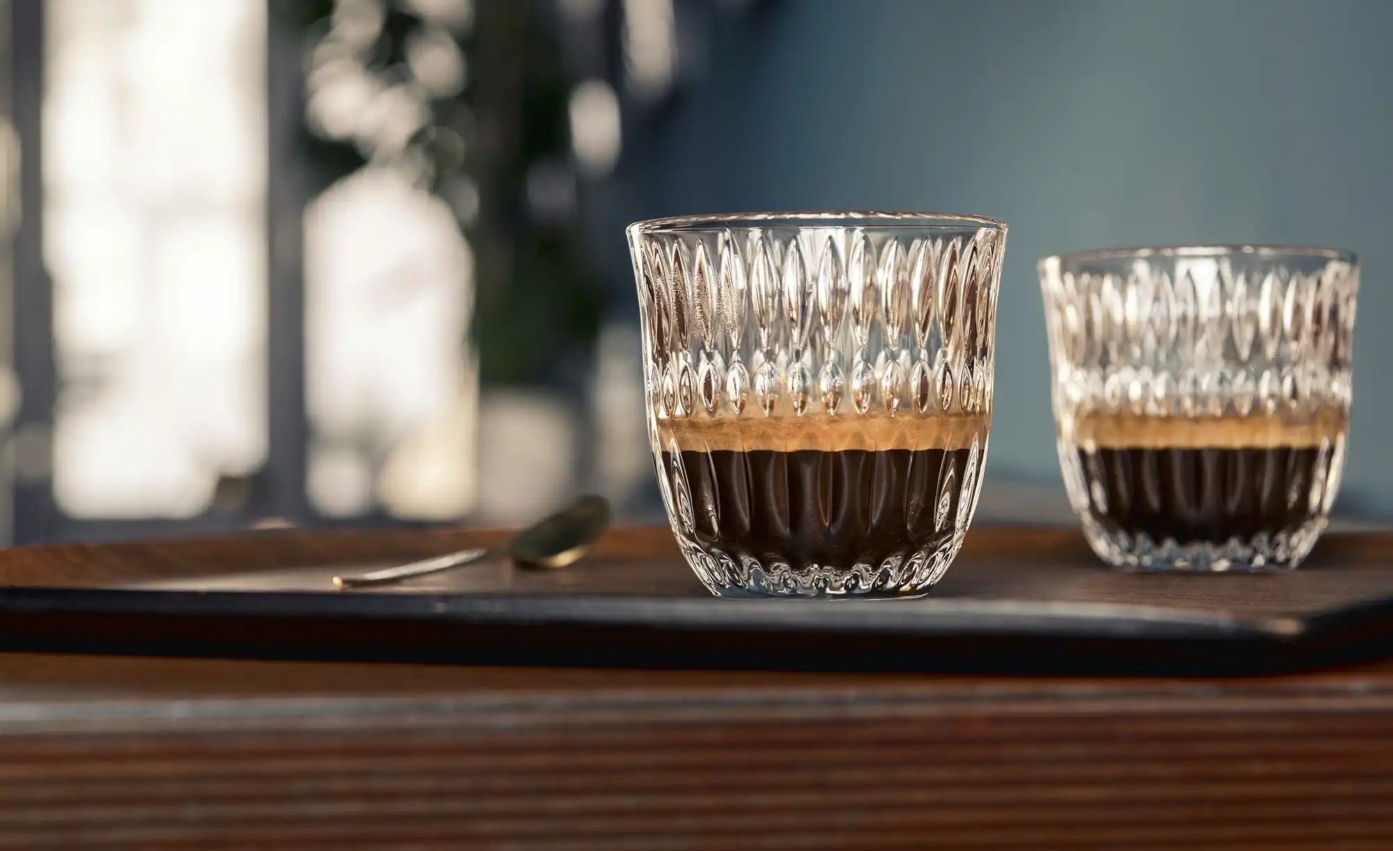 Nachtmann Espresso-Gläser 2er Set Ethno Barista ¦ transparent/klar ¦ Glas ¦ günstig online kaufen