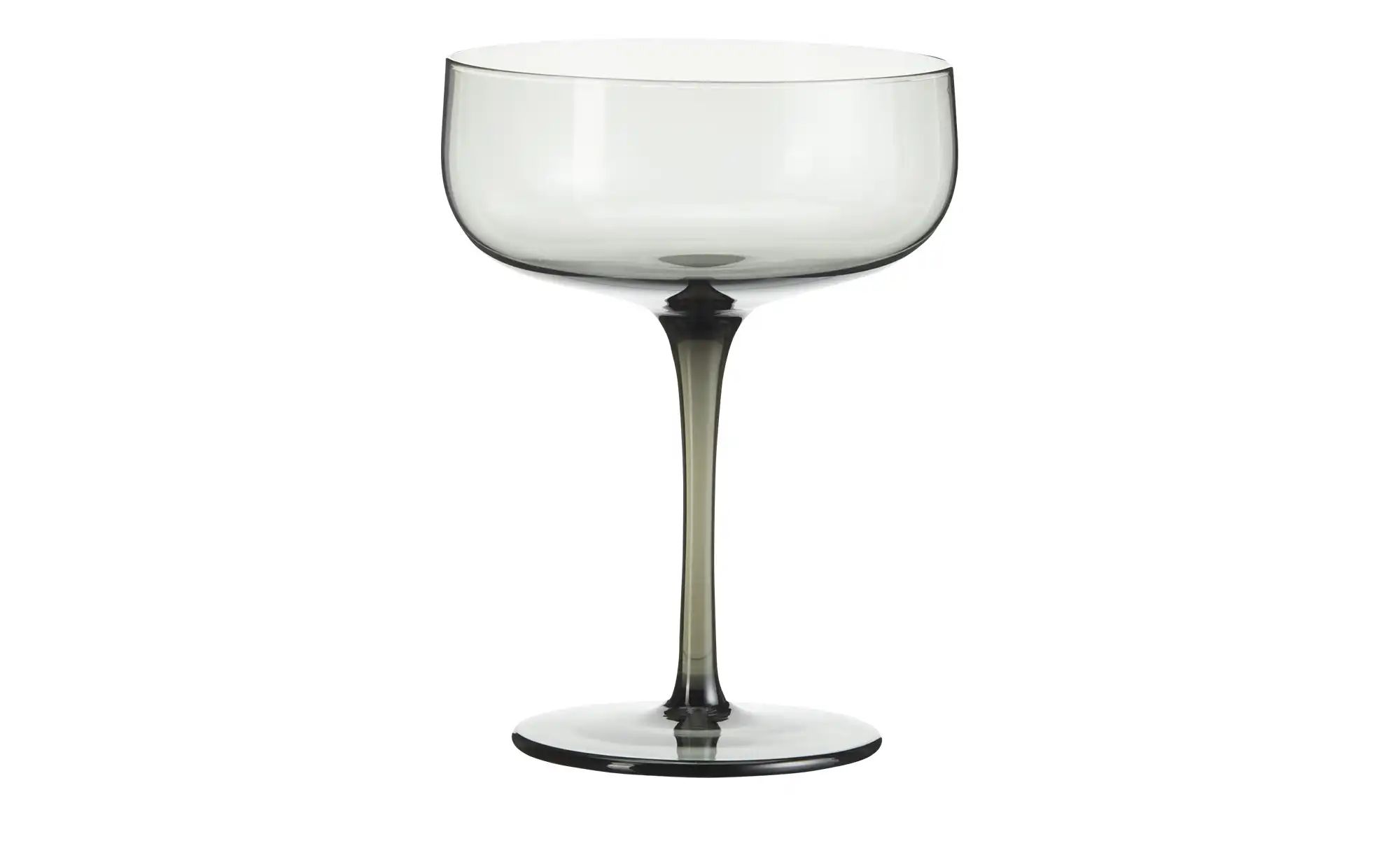 Gray & Jones Champagnerschale ¦ grau ¦ Glas ¦ Maße (cm): H: 14  Ø: 10.5 Glä günstig online kaufen