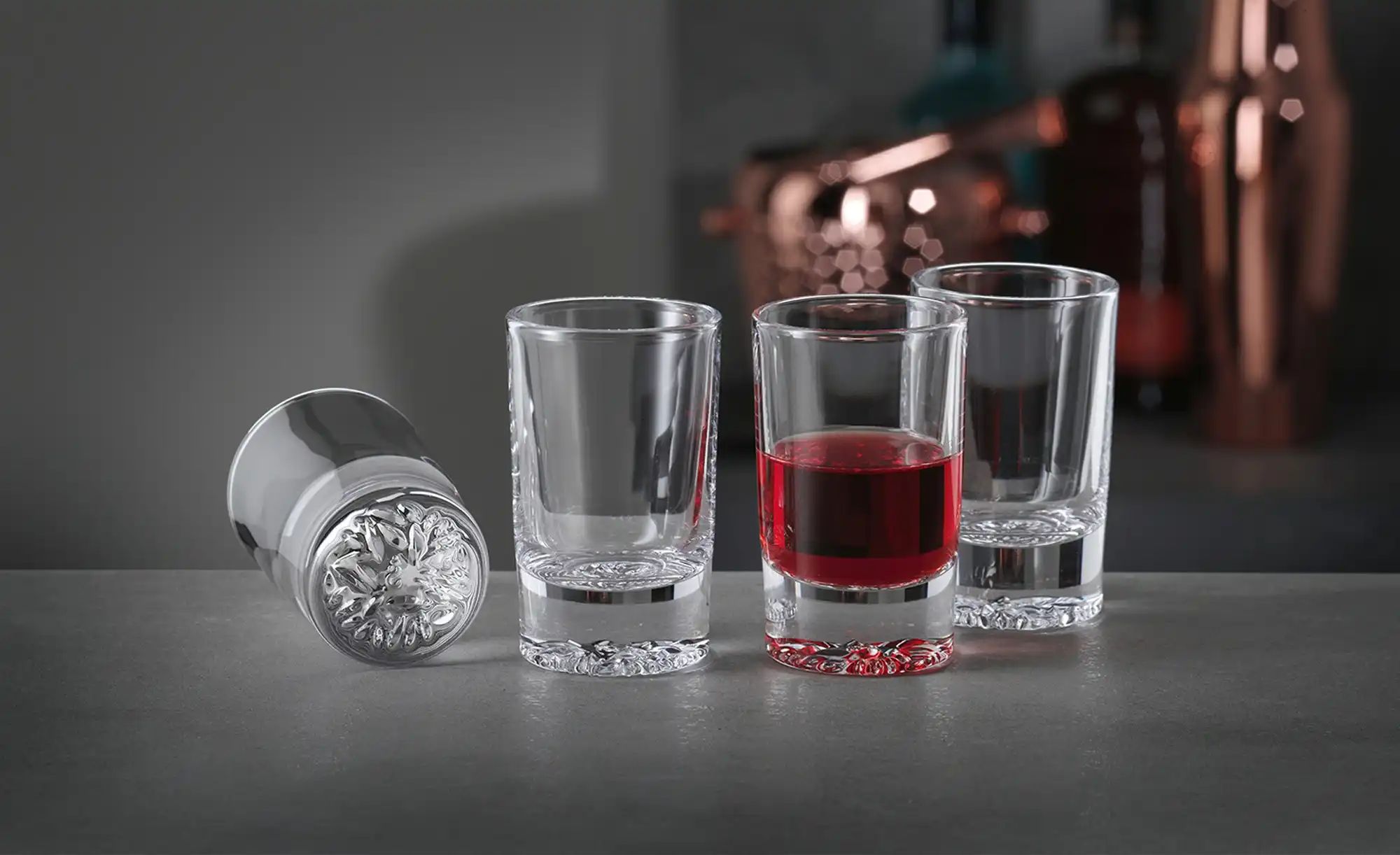 Spiegelau Shotgläser 4er Set Lounge ¦ transparent/klar ¦ Glas Gläser & Kara günstig online kaufen