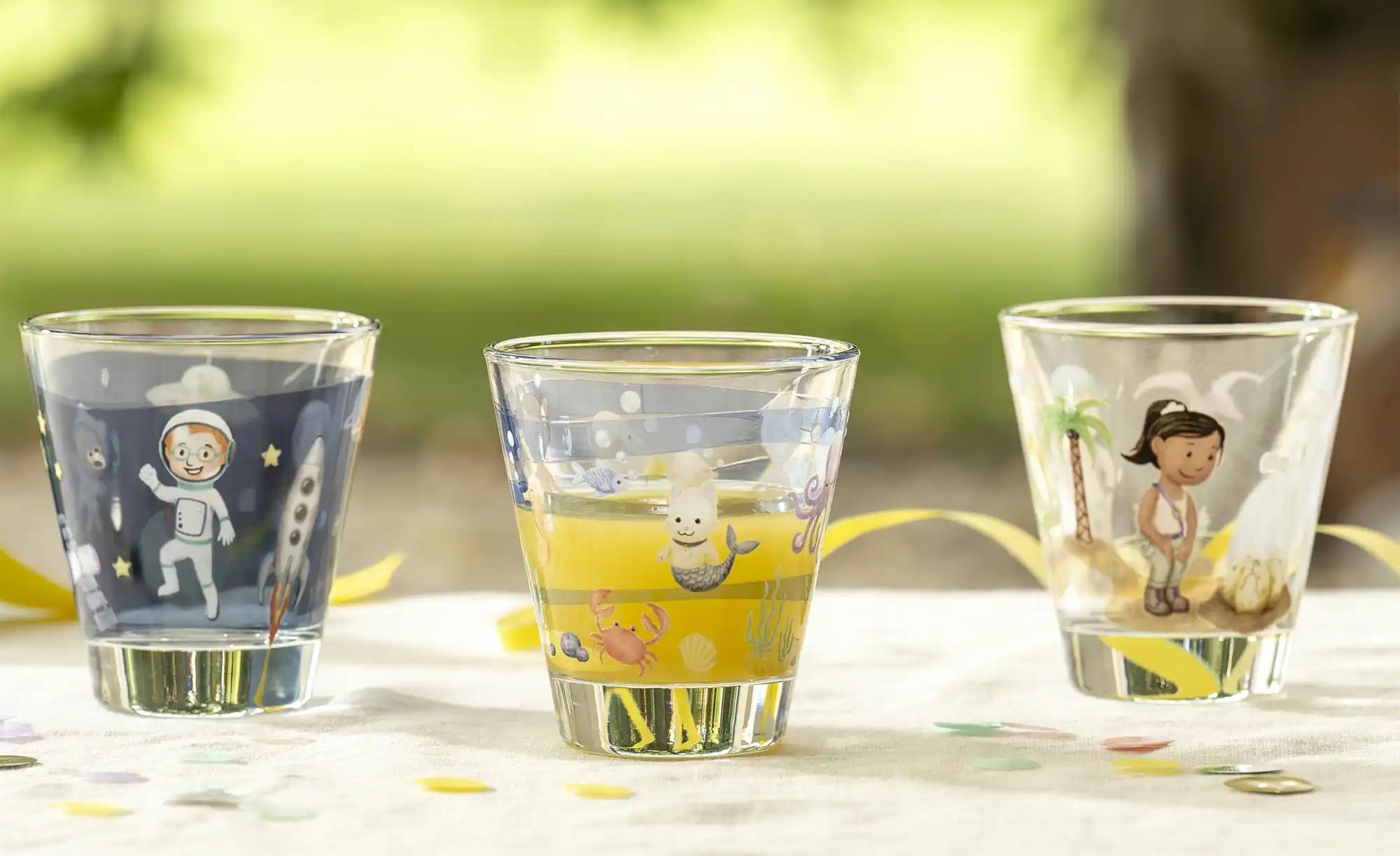 LEONARDO 6er-Gläserset  Avventura ¦ mehrfarbig ¦ Glas Gläser & Karaffen - H günstig online kaufen