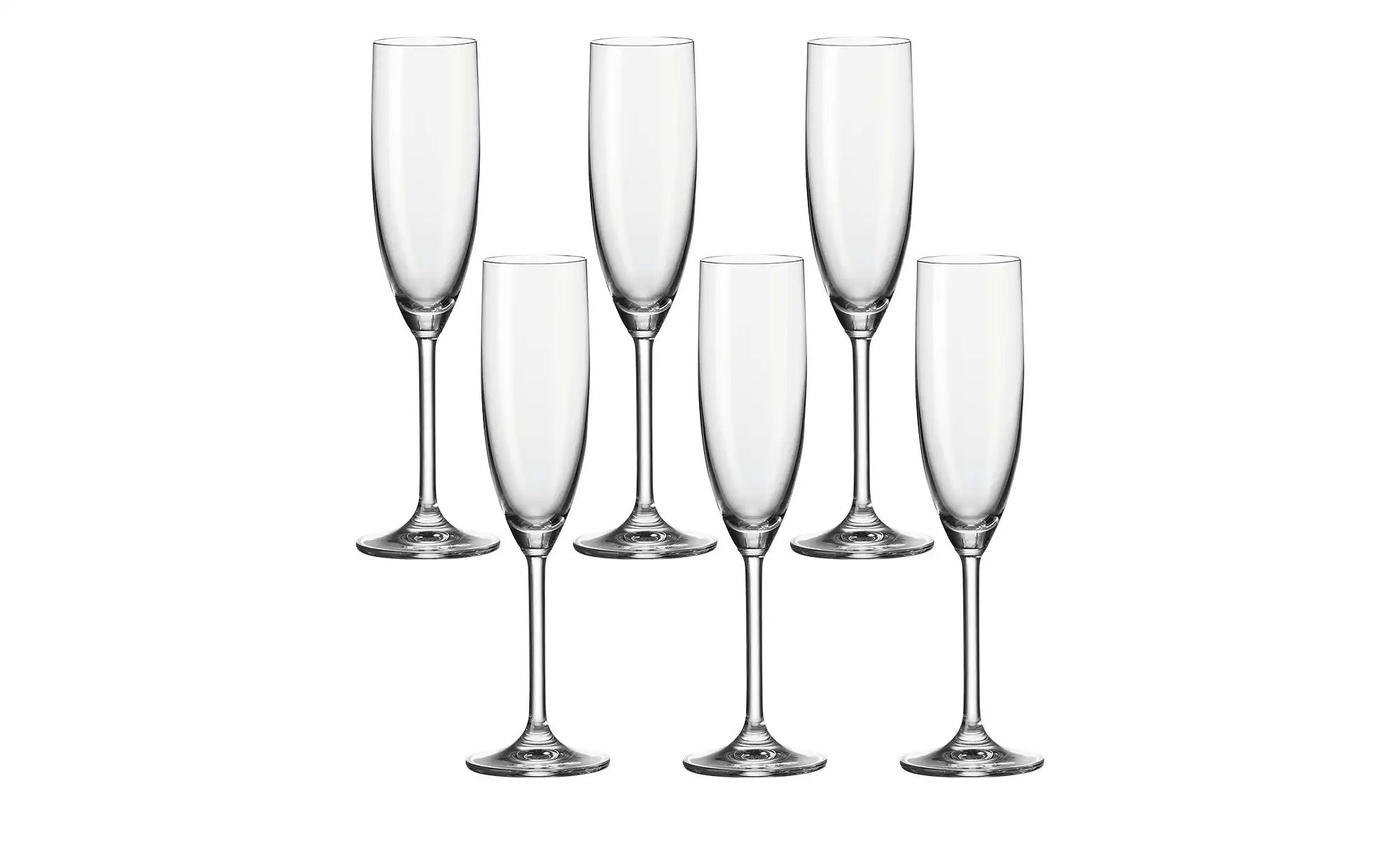 LEONARDO 6er-Gläserset  Daily ¦ transparent/klar ¦ Glas Gläser & Karaffen - günstig online kaufen