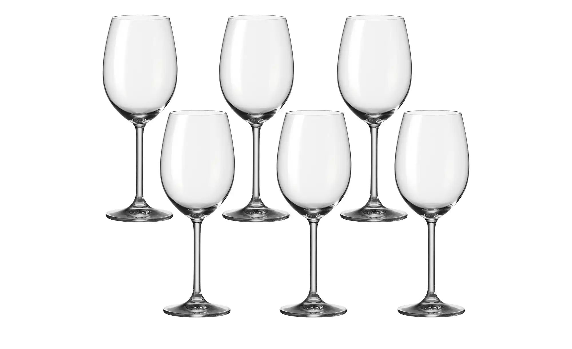 LEONARDO 6er-Gläserset  Daily ¦ transparent/klar ¦ Glas Gläser & Karaffen - günstig online kaufen