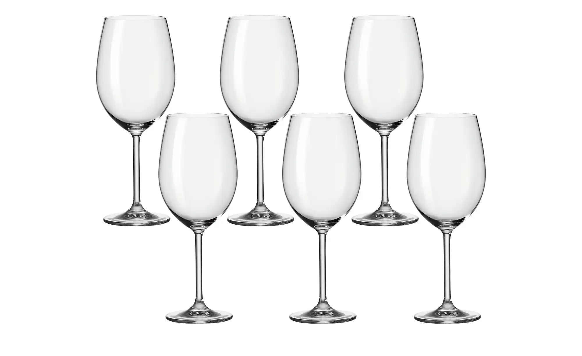 LEONARDO 6er-Gläserset  Daily ¦ transparent/klar ¦ Glas Gläser & Karaffen - günstig online kaufen