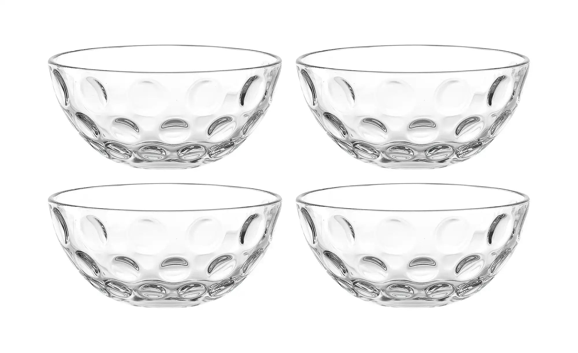 LEONARDO 4er-Schalenset  Cucina Optic ¦ transparent/klar ¦ Glas Geschirr > günstig online kaufen