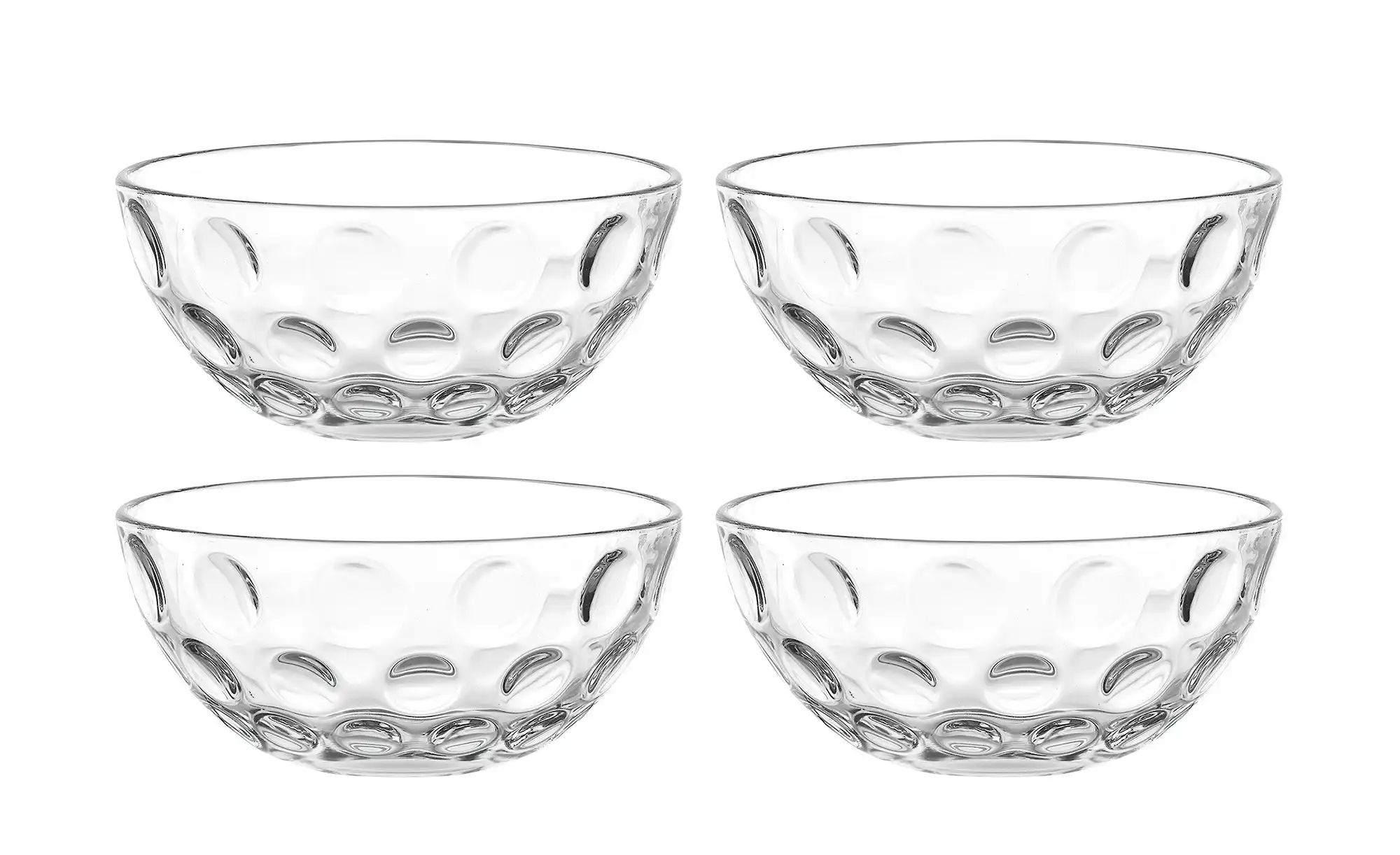 LEONARDO 4er-Schalenset  Cucina Optic ¦ transparent/klar ¦ Glas Geschirr > günstig online kaufen