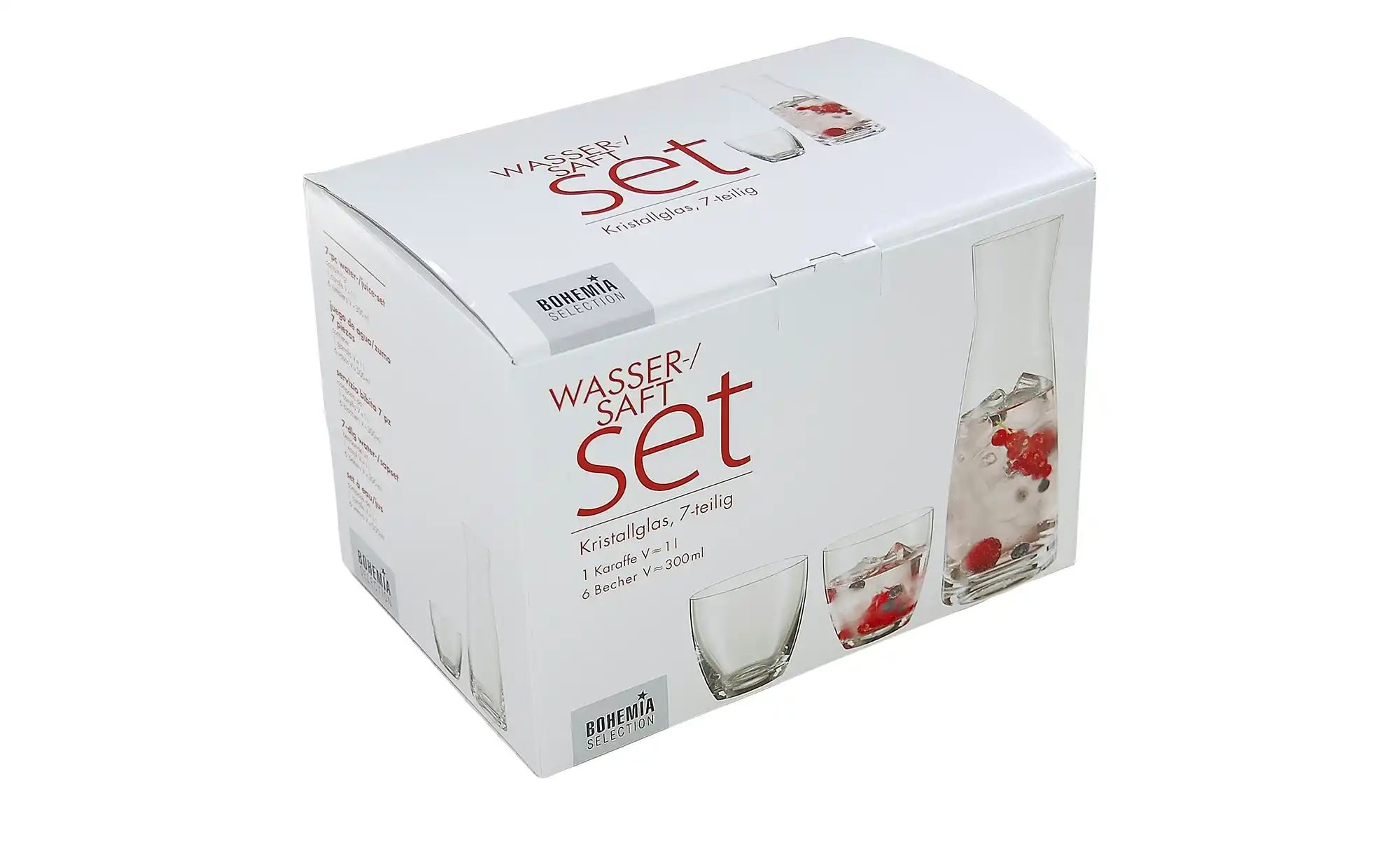 BOHEMIA Wasser-Saft-Set  Libera ¦ transparent/klar ¦ Glas Gläser & Karaffen günstig online kaufen