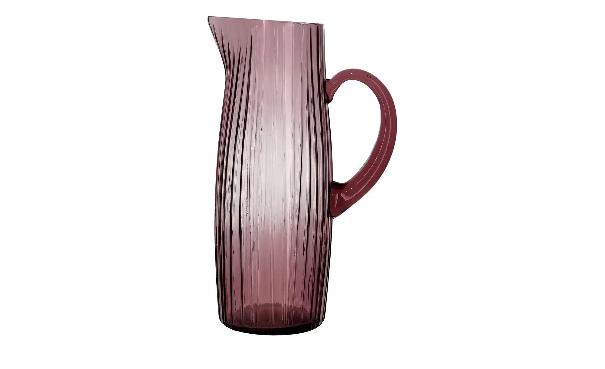 Bitz Krug  Kusintha ¦ rosa/pink ¦ Glas ¦ Maße (cm): B: 9 H: 25 Gläser & Kar günstig online kaufen