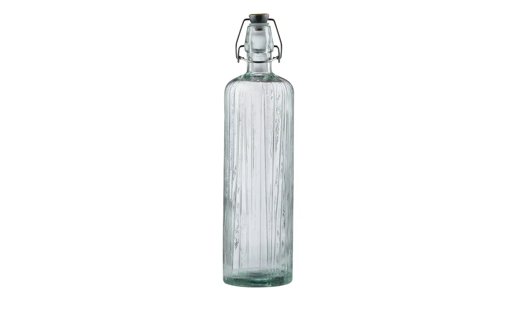 Wasserflasche  Kusintha ¦ grün ¦ Glas ¦ Maße (cm): H: 32,5  Ø: 8.4 Gläser & günstig online kaufen