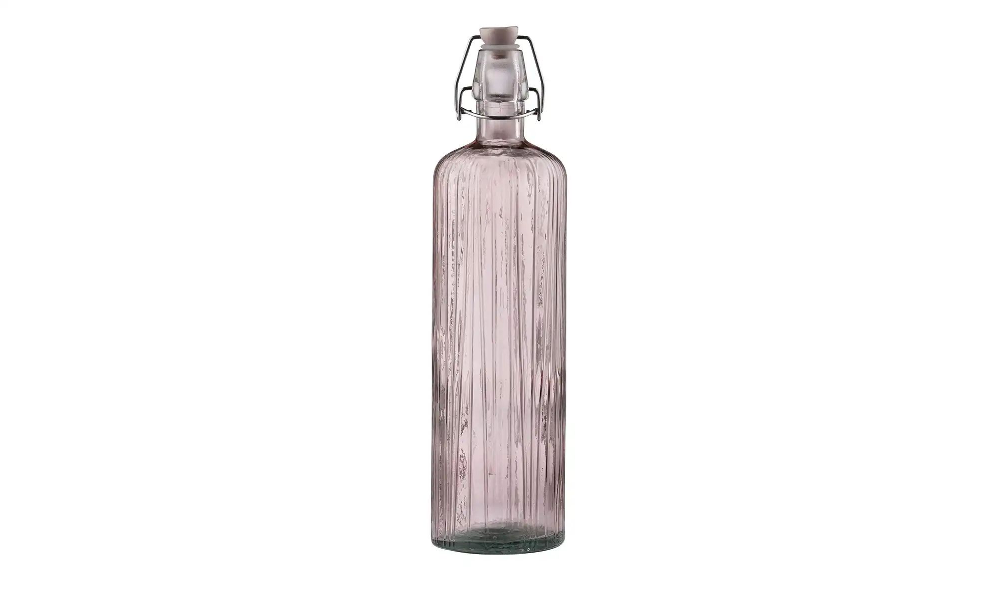 Wasserflasche  Kusintha ¦ rosa/pink ¦ Glas ¦ Maße (cm): H: 32,5  Ø: 8.4 Glä günstig online kaufen