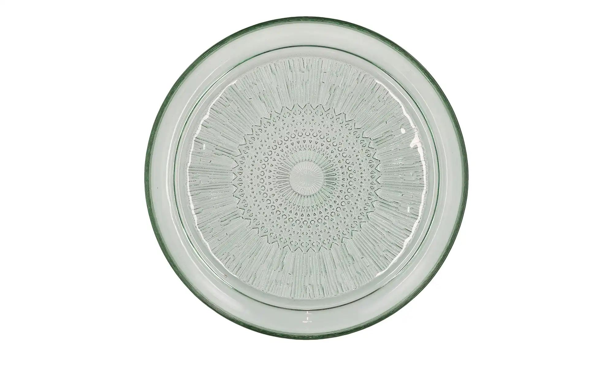 Bitz Speiseteller  Kusintha ¦ grün ¦ Glas ¦ Maße (cm): H: 2,2  Ø: 25 Geschi günstig online kaufen