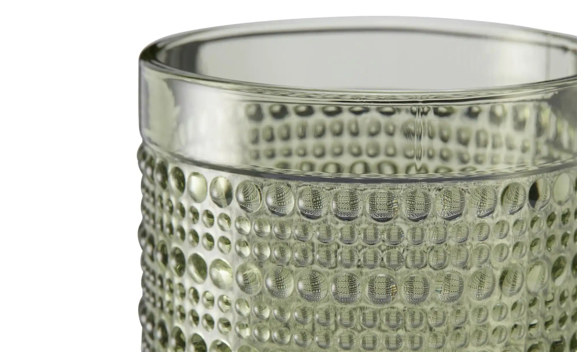 Becher   ¦ grün ¦ Glas ¦ Maße (cm): H: 9,5  Ø: 7.5 Gläser & Karaffen - Höff günstig online kaufen