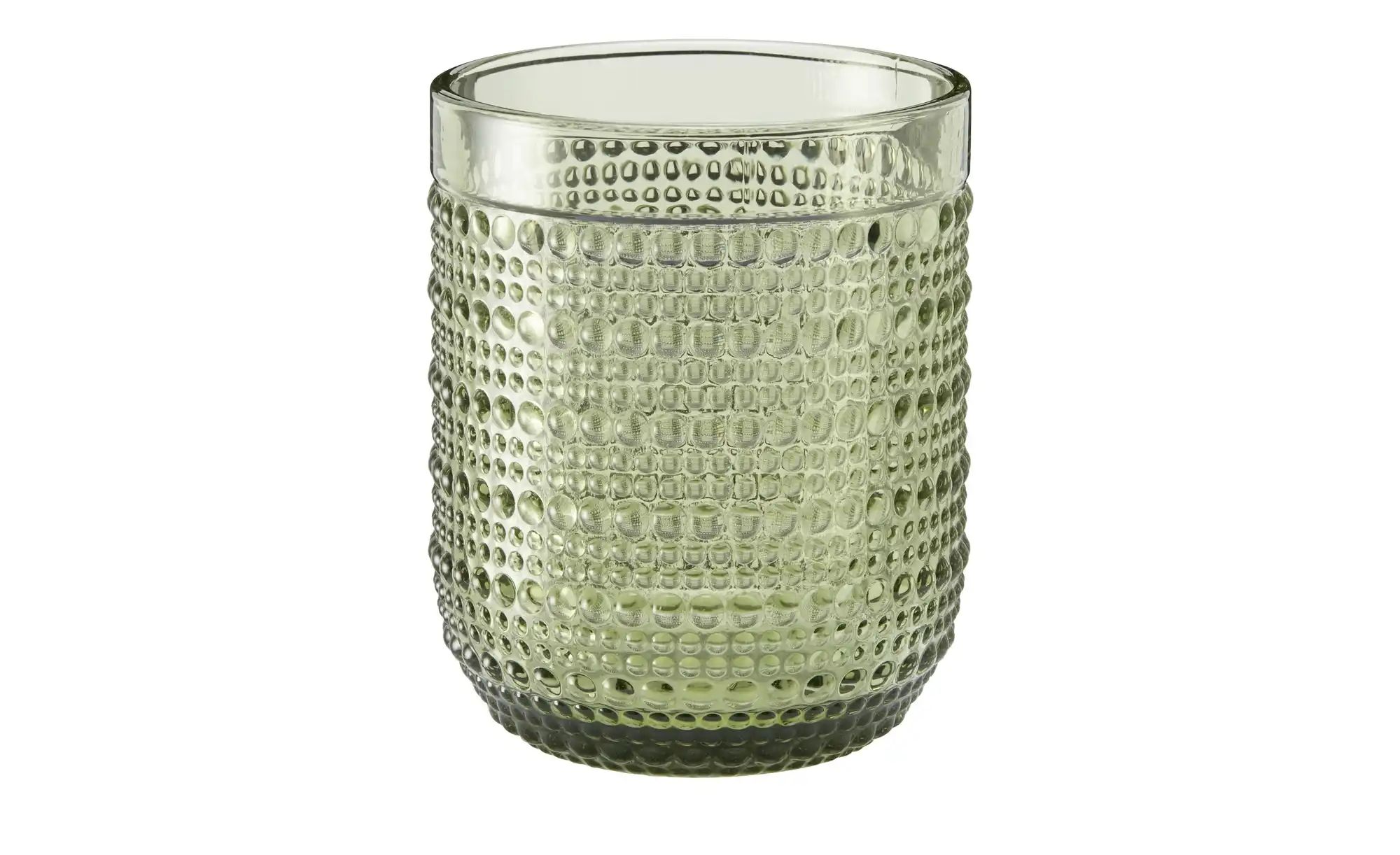 Becher   ¦ grün ¦ Glas ¦ Maße (cm): H: 9,5  Ø: 7.5 Gläser & Karaffen - Höff günstig online kaufen