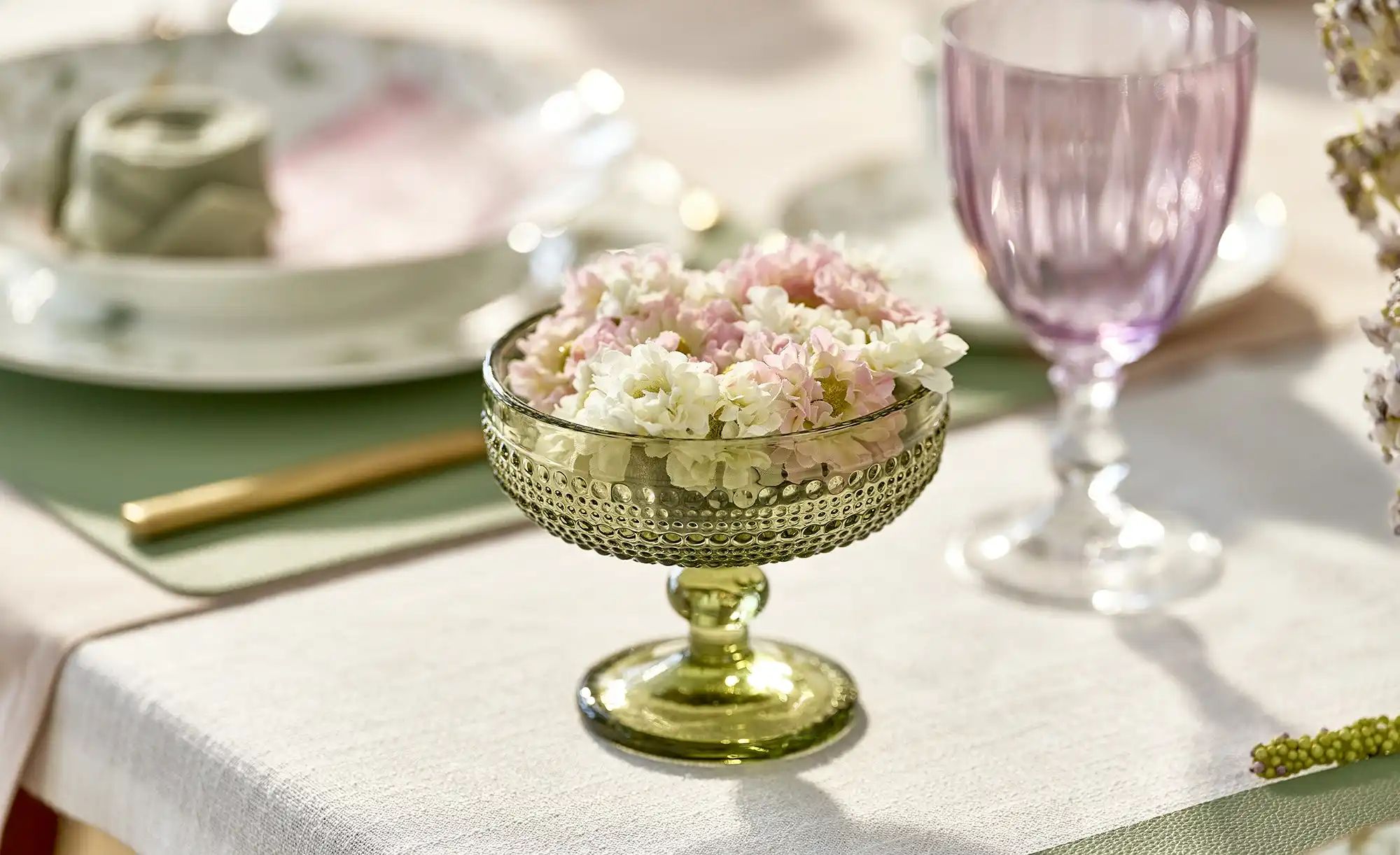 Thumbnail - Eisschale   ¦ grün ¦ Glas ¦ Maße (cm): H: 10  Ø: 11.5 Gläser & Karaffen - Höffner