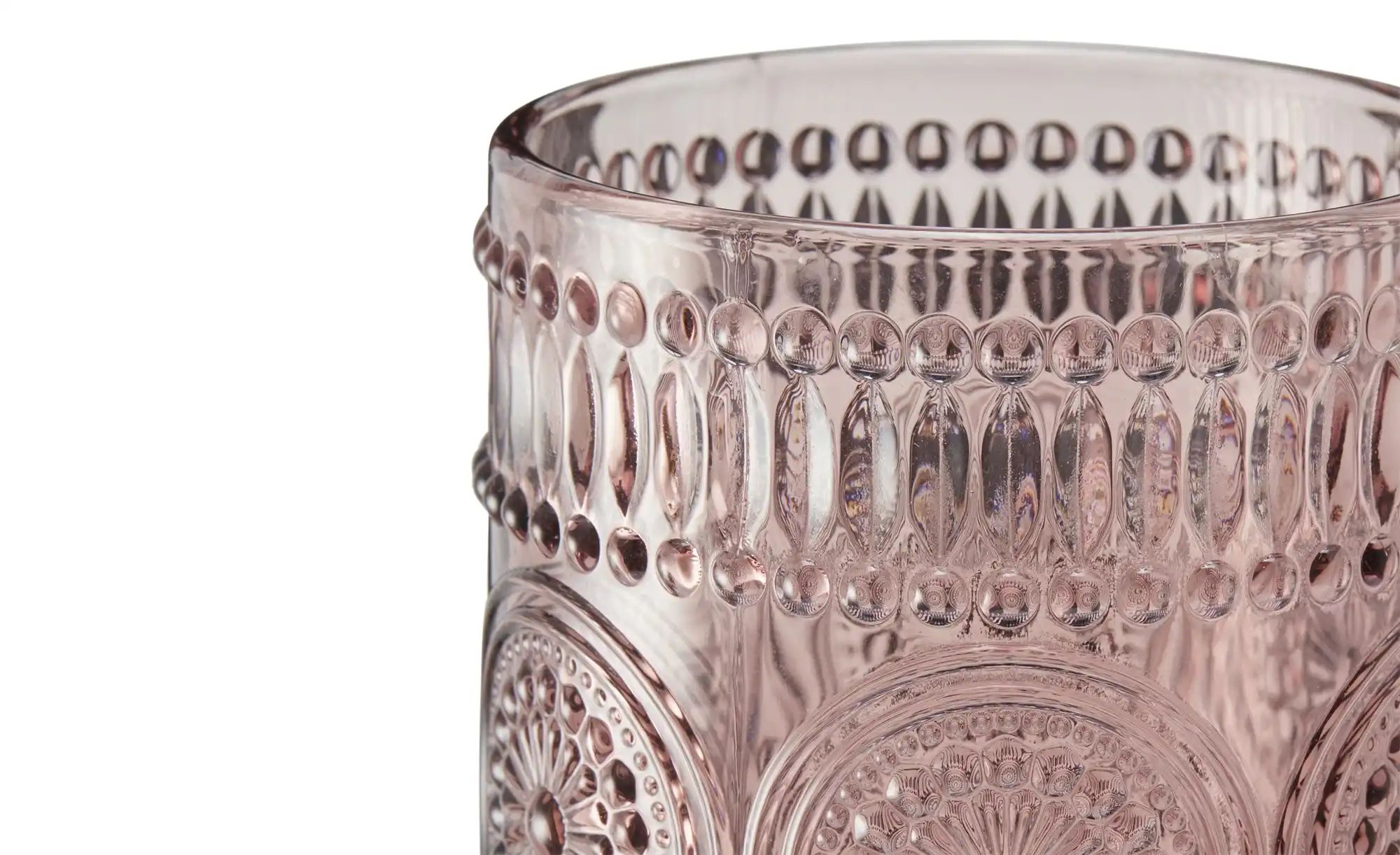 Longdrinkglas   ¦ rosa/pink ¦ Glas ¦ Maße (cm): H: 12,8  Ø: 7.7 Gläser & Ka günstig online kaufen