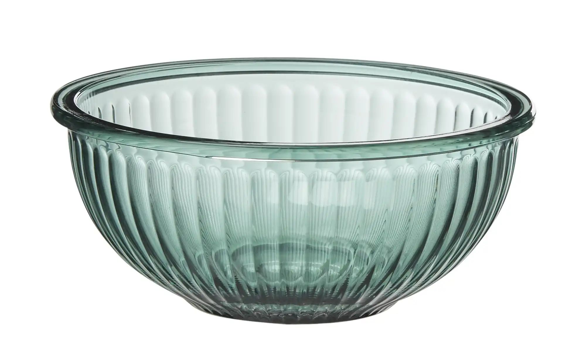 Rührschüssel   ¦ grün ¦ Glas ¦ Maße (cm): H: 8  Ø: 18 Geschirr > Einzelgesc günstig online kaufen