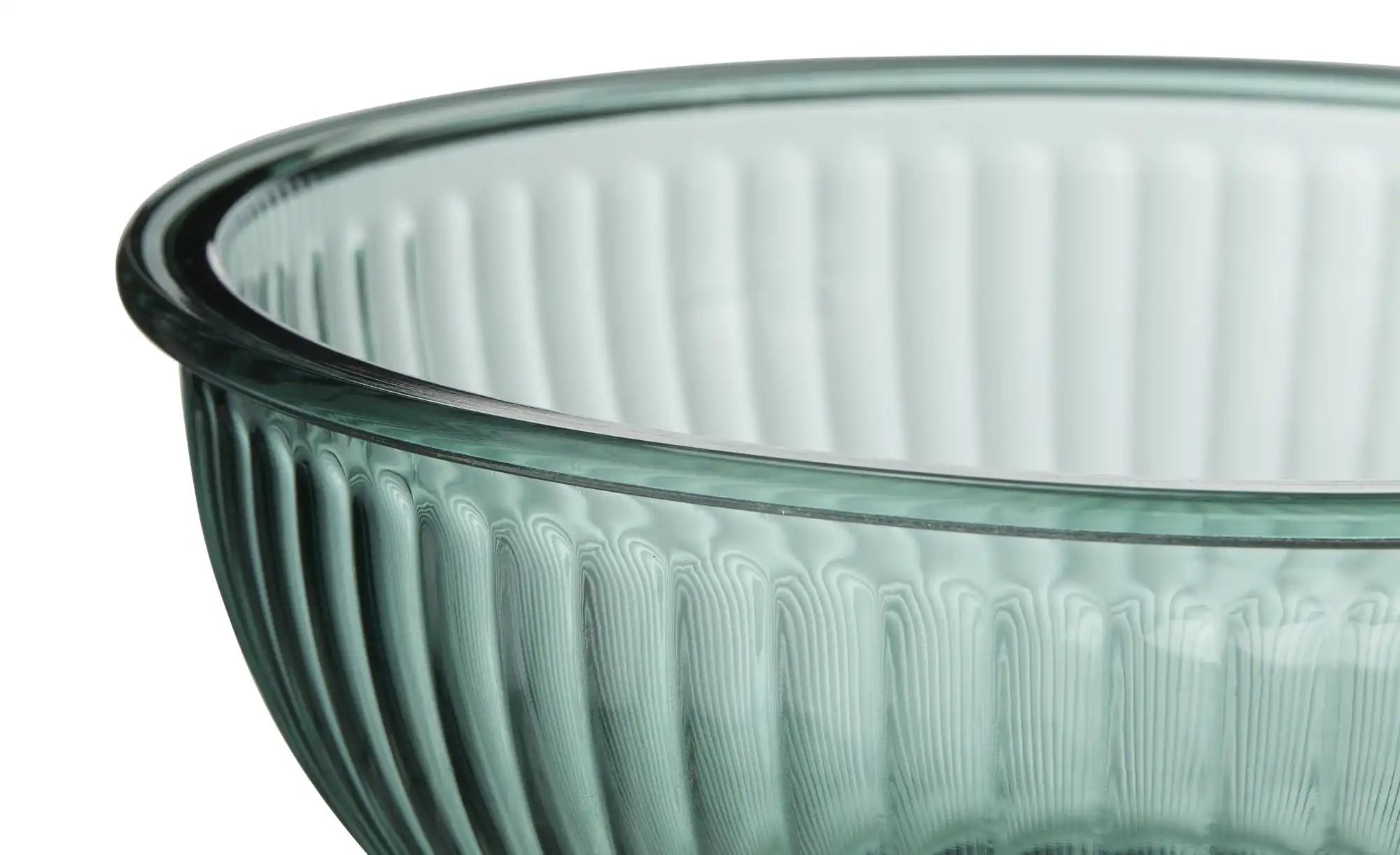 Thumbnail - Rührschüssel   ¦ grün ¦ Glas ¦ Maße (cm): H: 9  Ø: 22 Geschirr > Einzelgeschirrteile - Höffner