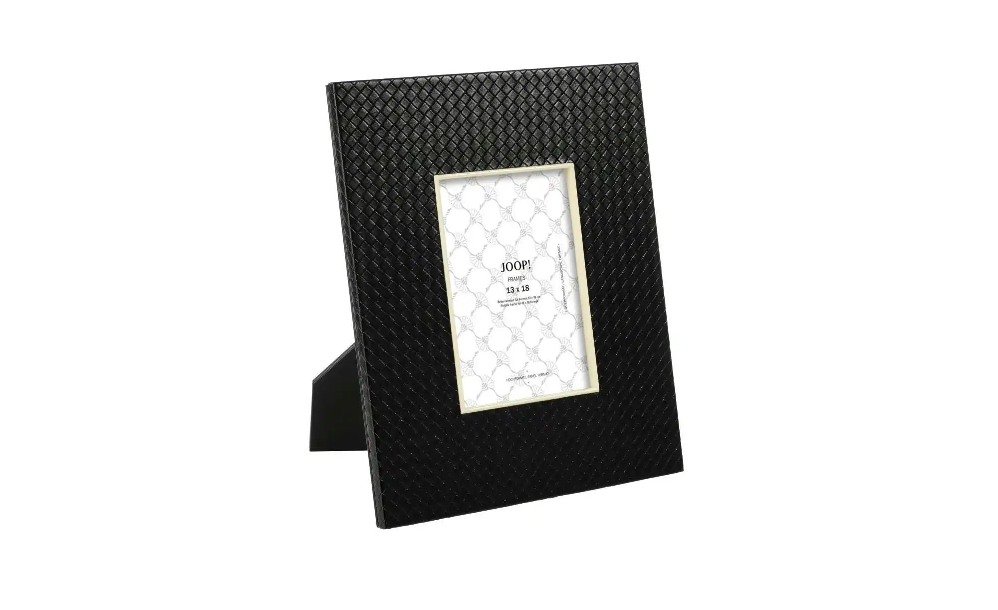 JOOP! Bilderrahmen   ¦ schwarz ¦ Kunstleder ¦ Maße (cm): B: 26,5 H: 31,5 Ac günstig online kaufen