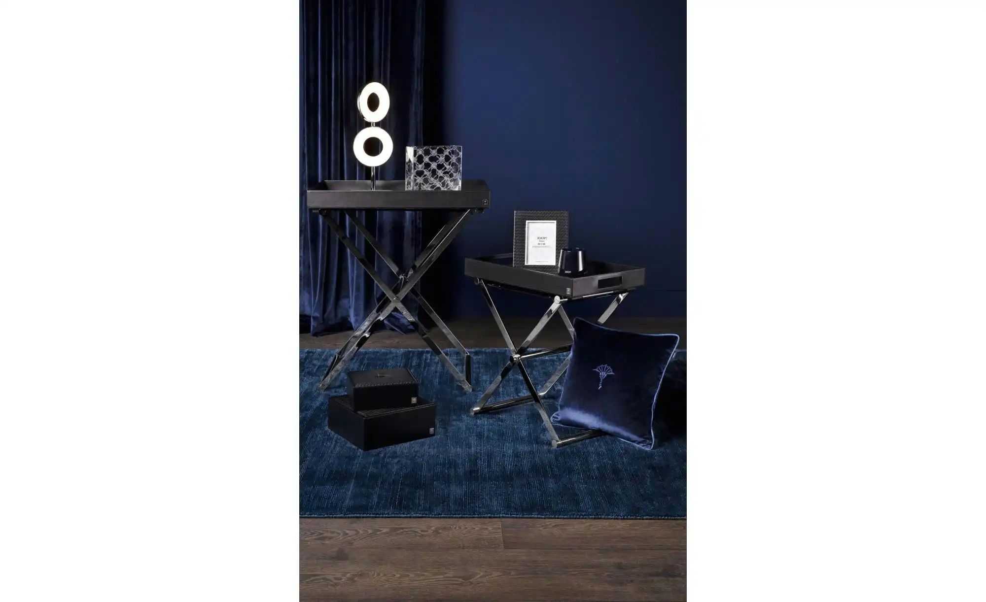 JOOP! Bilderrahmen   ¦ schwarz ¦ Kunstleder ¦ Maße (cm): B: 26,5 H: 31,5 Ac günstig online kaufen