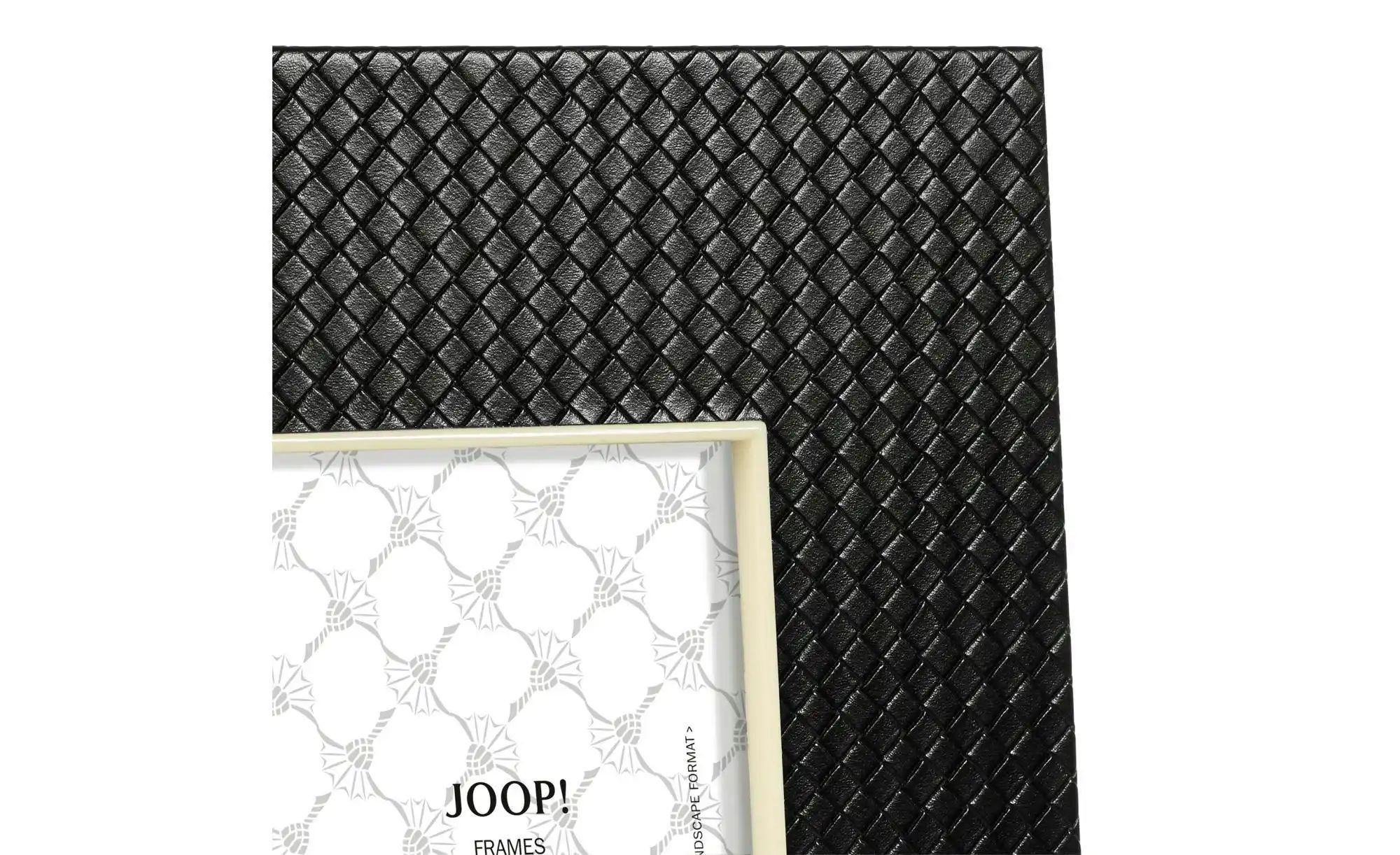 JOOP! Bilderrahmen   ¦ schwarz ¦ Kunstleder ¦ Maße (cm): B: 26,5 H: 31,5 Ac günstig online kaufen