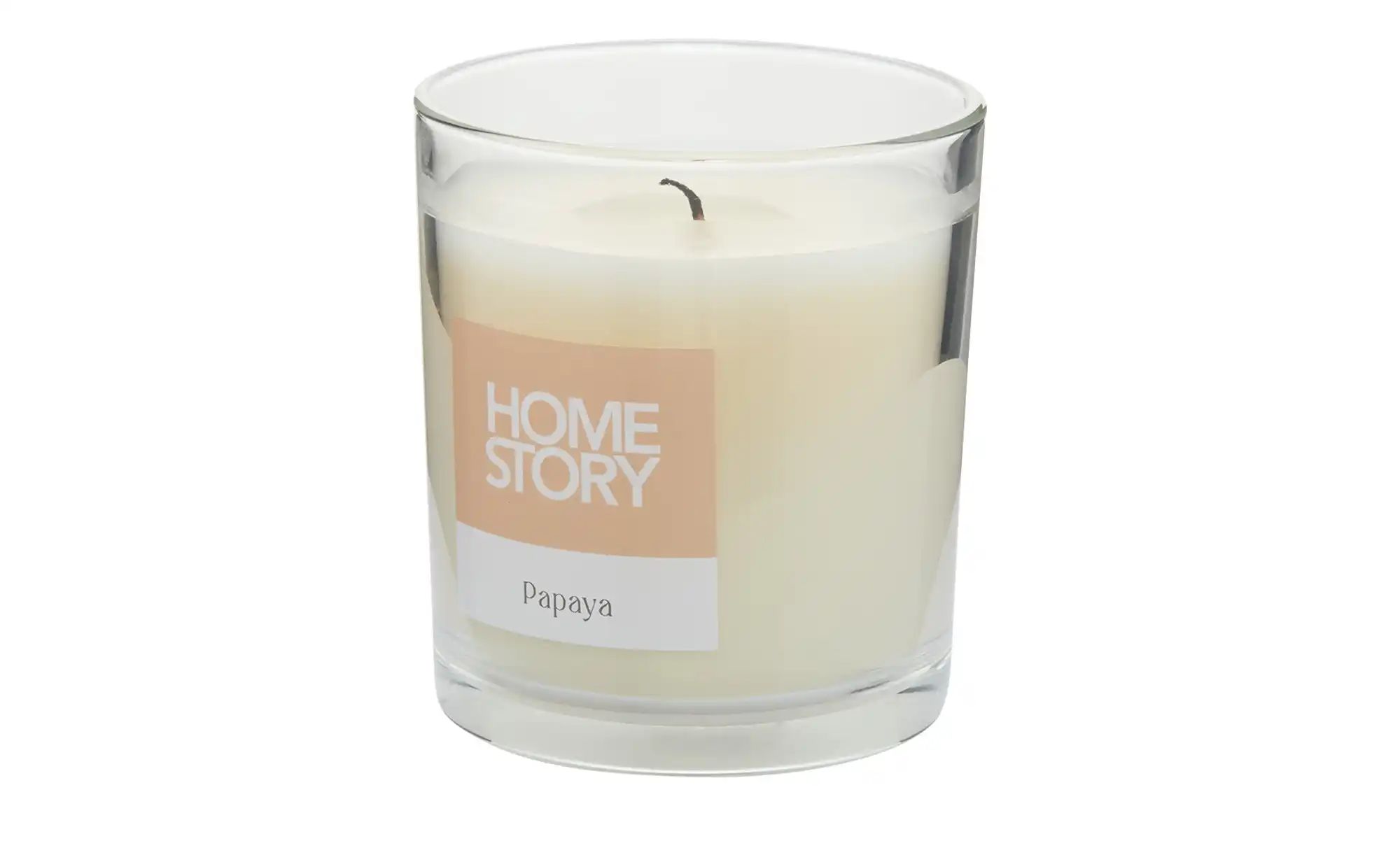 Thumbnail - HOME STORY Duftkerze im Glas "Papaya"   ¦ orange ¦ Wachs,Glas ¦ Maße (cm): H: 8  Ø: 7 Accessoires > Kerzen & Kerzenständ...