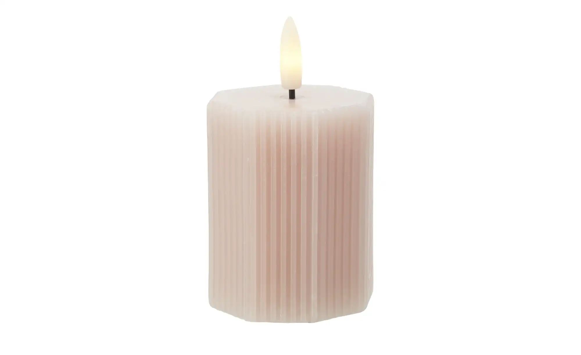 HOME STORY LED Kerze   ¦ rosa/pink ¦ Wachs,Kunststoff ¦ Maße (cm): H: 11  Ø günstig online kaufen