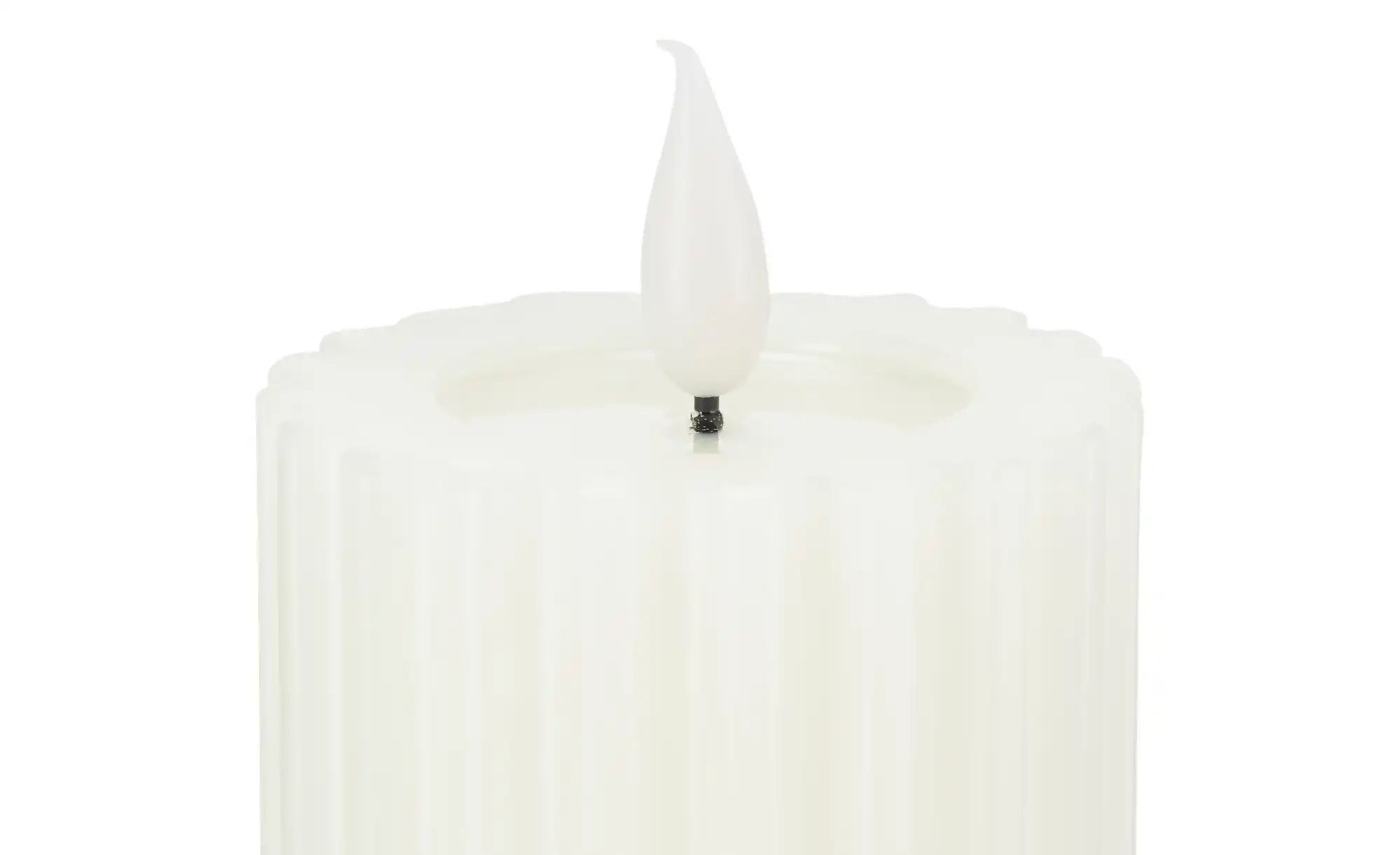 Thumbnail - HOME STORY LED Kerze ¦ weiß ¦ Wachs,Kunststoff ¦ Maße (cm): H: 13 Ø: 7.5 Accessoires > Kerzen & Kerzenständer - Höffn...