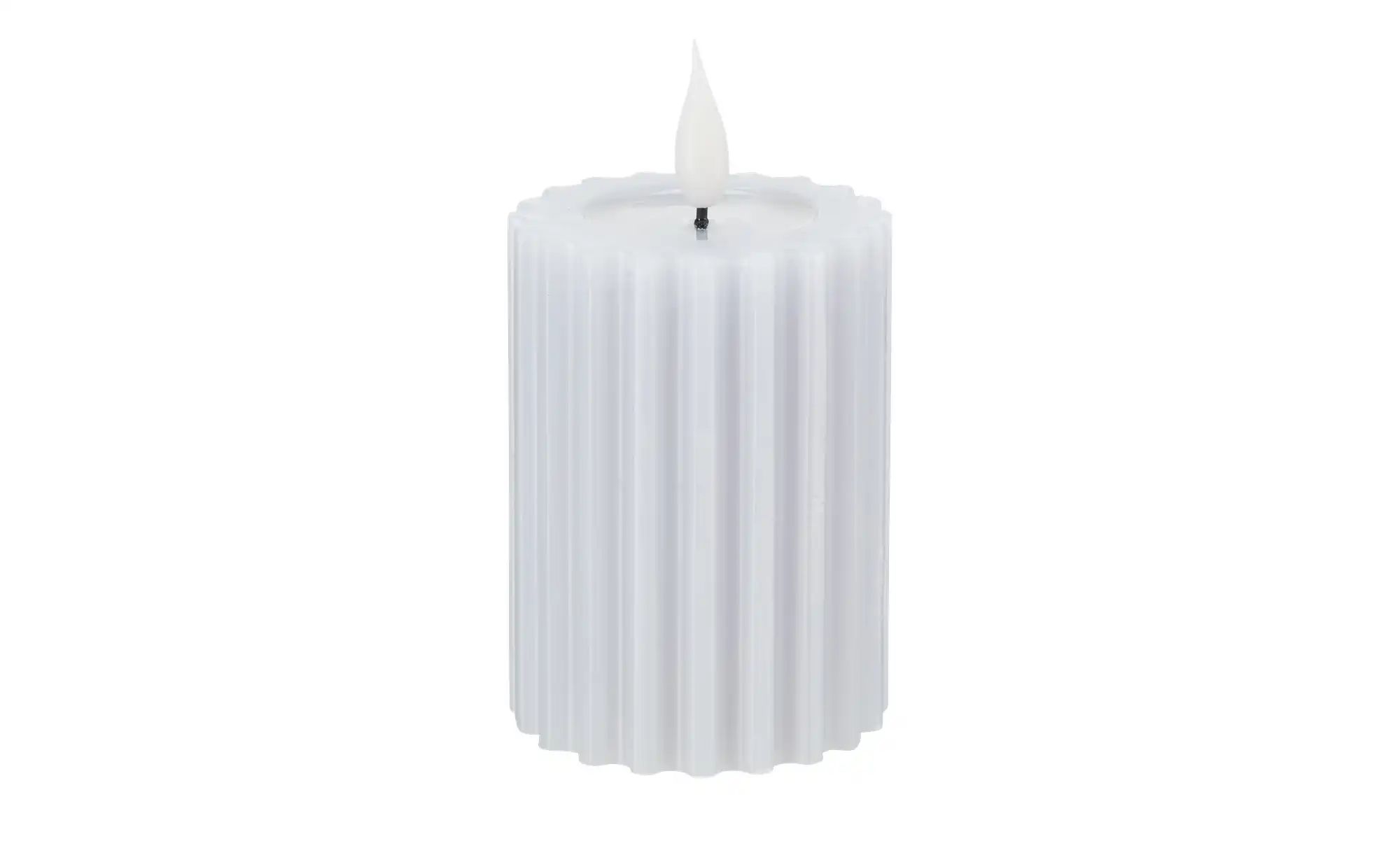 HOME STORY LED Kerze   ¦ blau ¦ Wachs,Kunststoff ¦ Maße (cm): H: 13  Ø: 7.5 günstig online kaufen