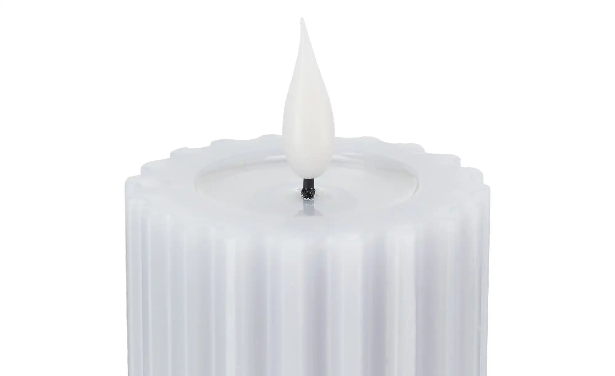 HOME STORY LED Kerze   ¦ blau ¦ Wachs,Kunststoff ¦ Maße (cm): H: 13  Ø: 7.5 günstig online kaufen