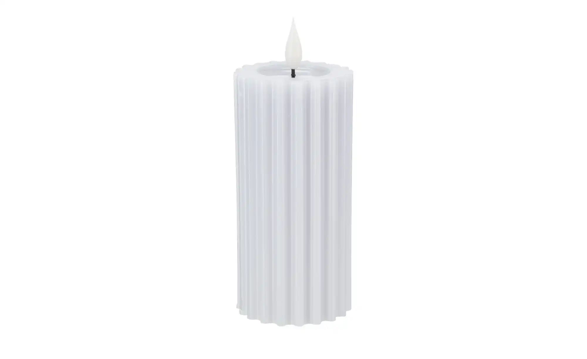 HOME STORY LED Kerze   ¦ blau ¦ Wachs,Kunststoff ¦ Maße (cm): H: 18  Ø: 7.5 günstig online kaufen
