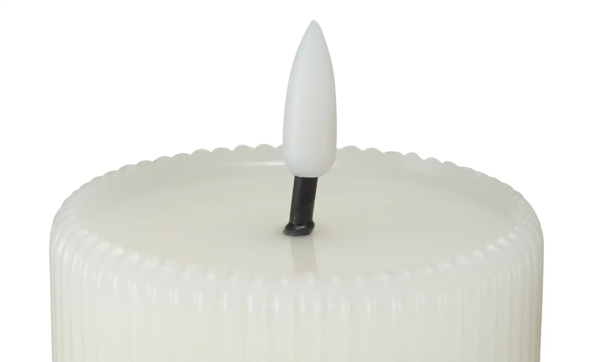 HOME STORY LED Kerze   ¦ weiß ¦ Paraffin,Kunststoff ¦ Maße (cm): H: 10  Ø: günstig online kaufen
