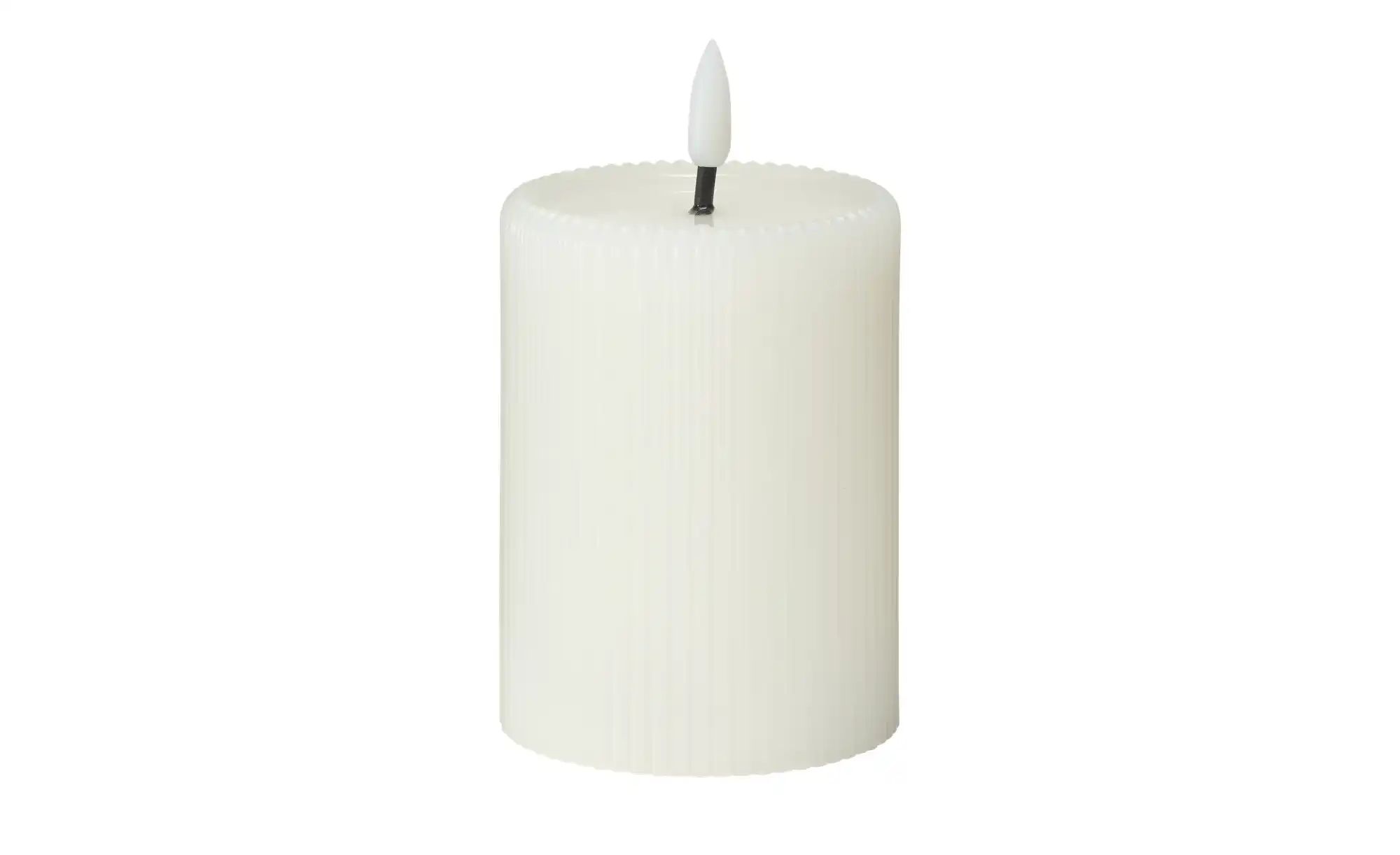 HOME STORY LED Kerze   ¦ weiß ¦ Paraffin,Kunststoff ¦ Maße (cm): H: 10  Ø: günstig online kaufen