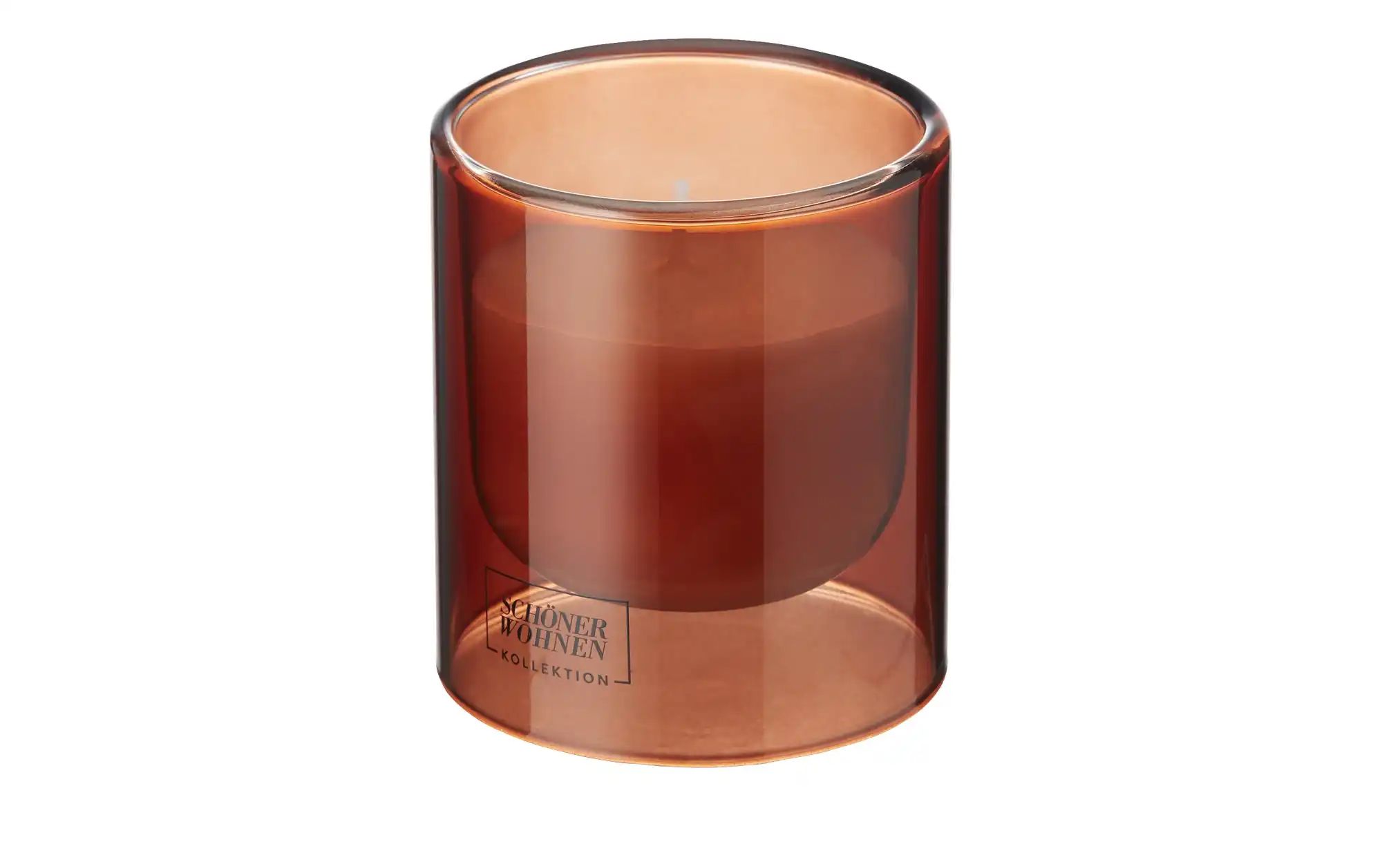 SCHÖNER WOHNEN Kollektion Duftkerze   ¦ braun ¦ Glas,Wachs ¦ Maße (cm): H: günstig online kaufen