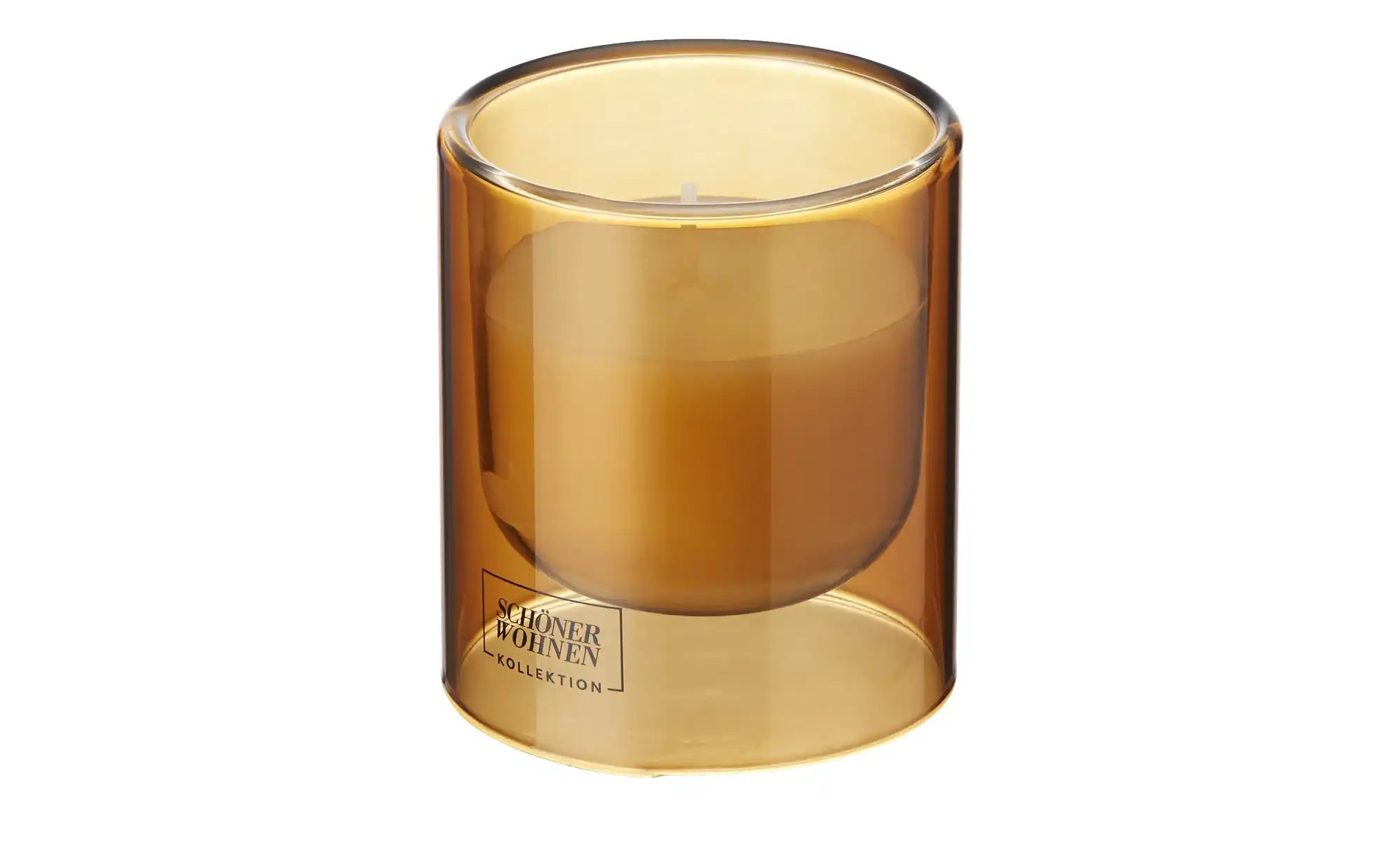 SCHÖNER WOHNEN Kollektion Duftkerze   ¦ braun ¦ Glas,Wachs ¦ Maße (cm): H: günstig online kaufen