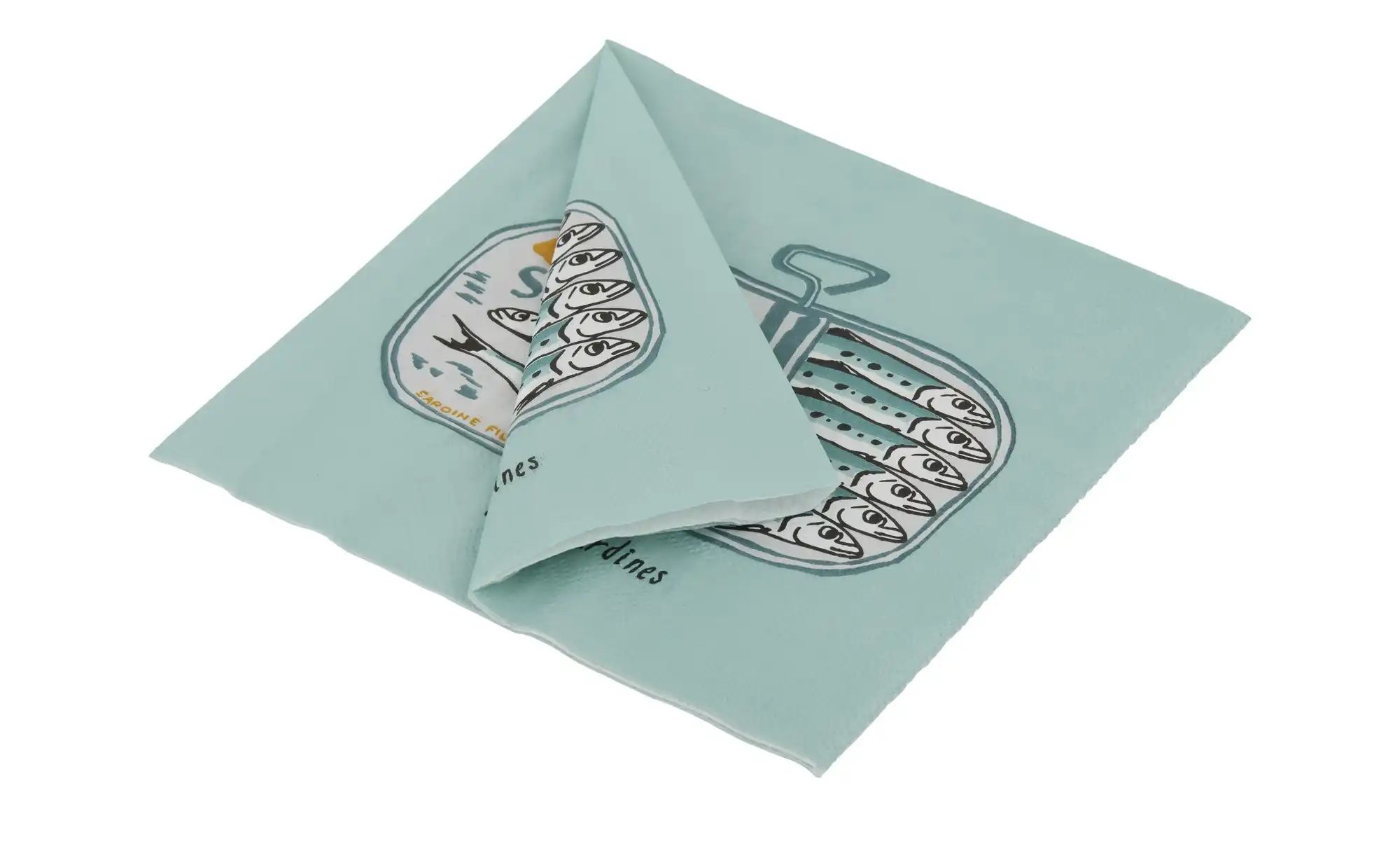 Thumbnail - Servietten  12er Pack   ¦ blau ¦ Papier ¦ Maße (cm): B: 16,5 H: 3 T: 16.5 Accessoires > Papeterie - Höffner