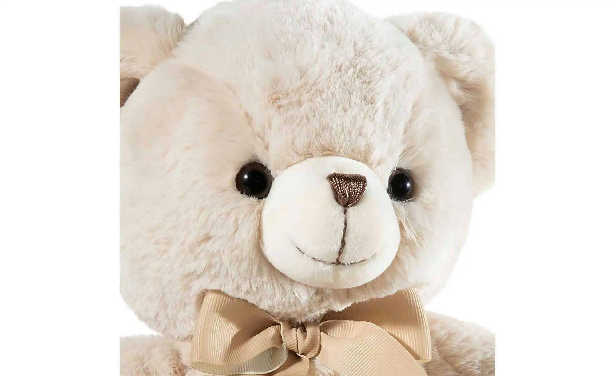 Heunec Plüschtier  Bär mit Schleife ¦ beige ¦ Maße (cm): B: 36 H: 25 Baby > günstig online kaufen