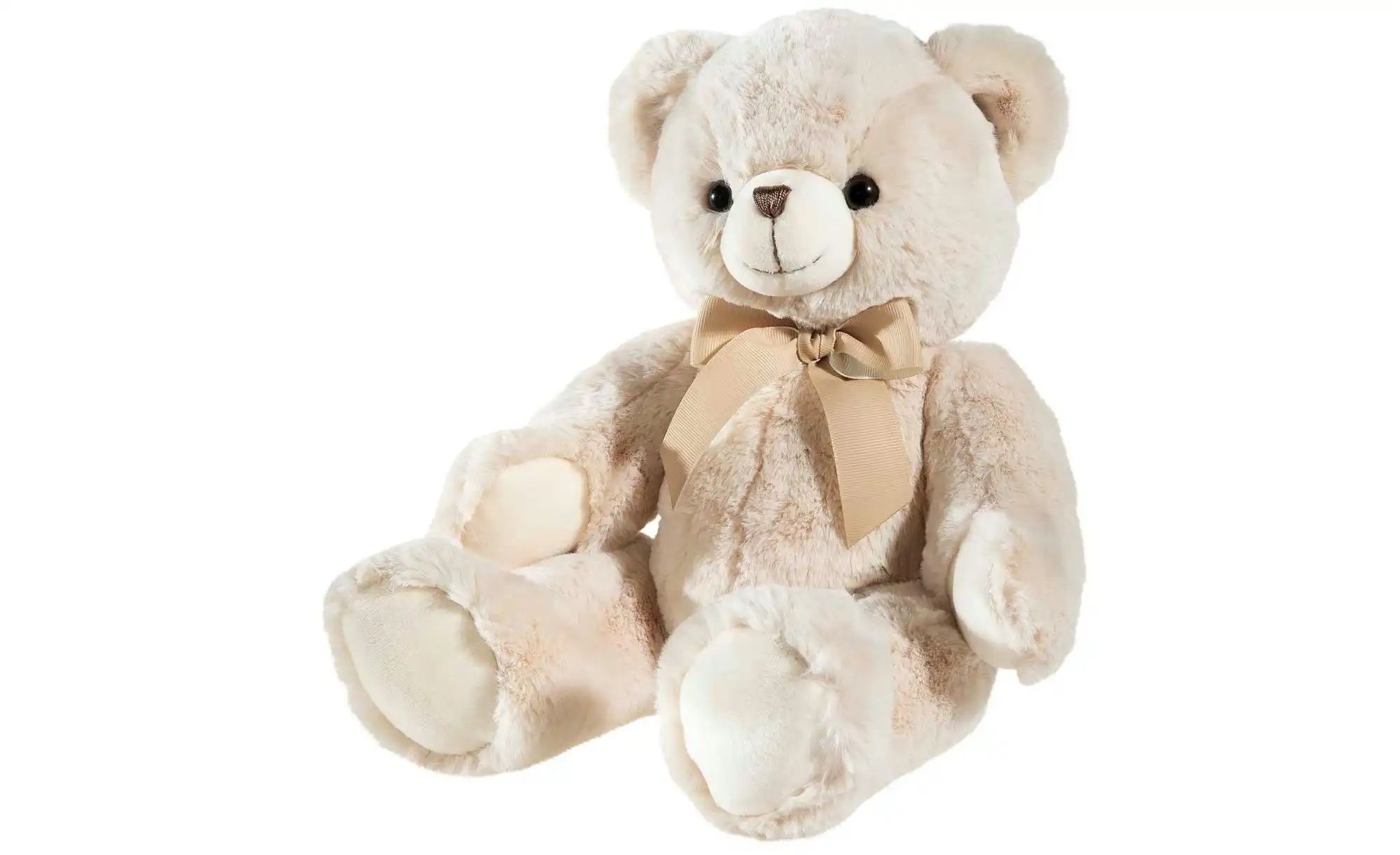 Heunec Plüschtier  Bär mit Schleife ¦ beige ¦ Maße (cm): B: 36 H: 25 Baby > günstig online kaufen
